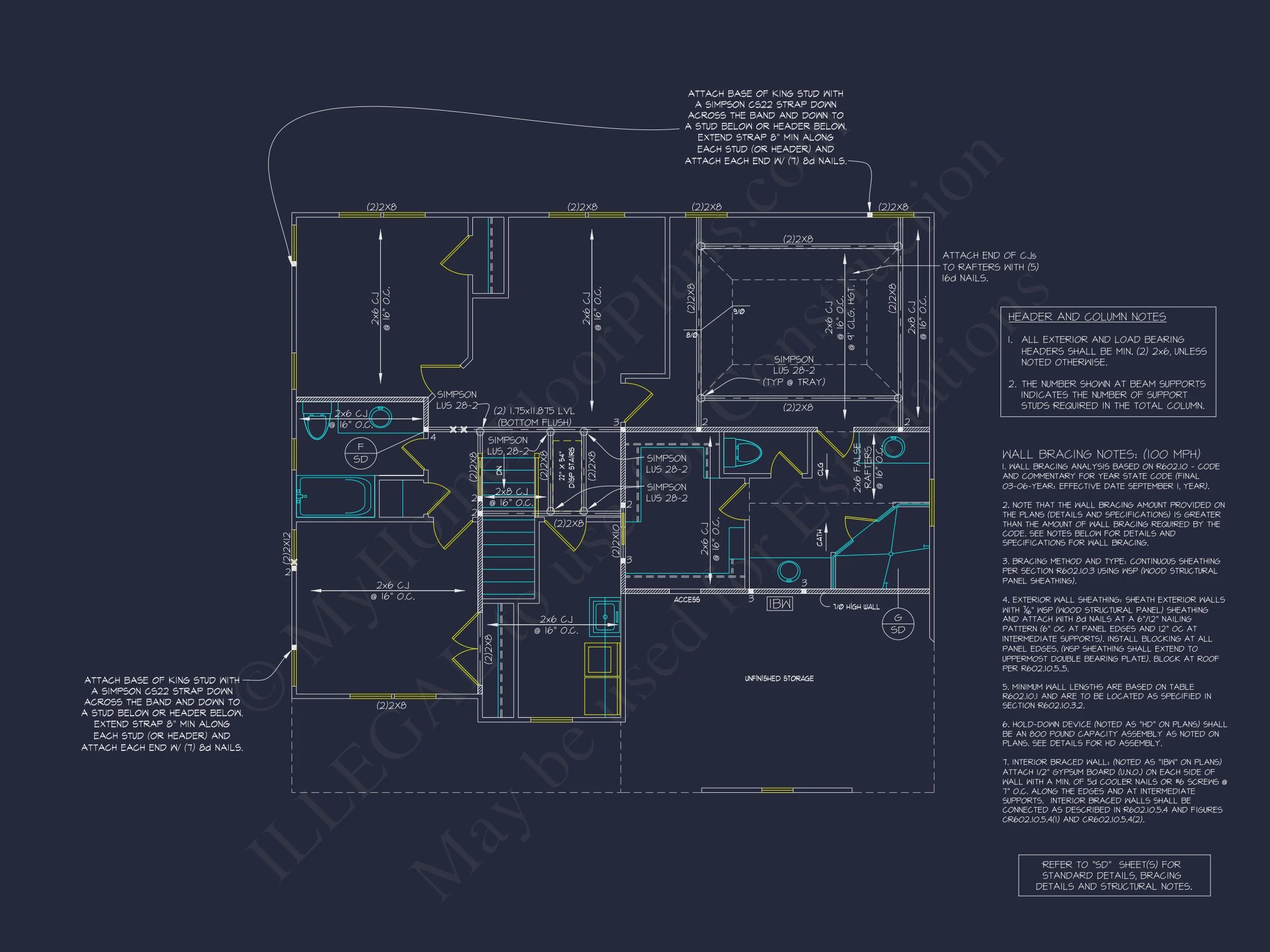 18-1370 HOUSE PLAN - Traditional Colonial Home Plan - 4-Bed, 3-Bath, 2,750 SF 10 2-Story house Design Blueprint with 3-Bedroom Floor Plans