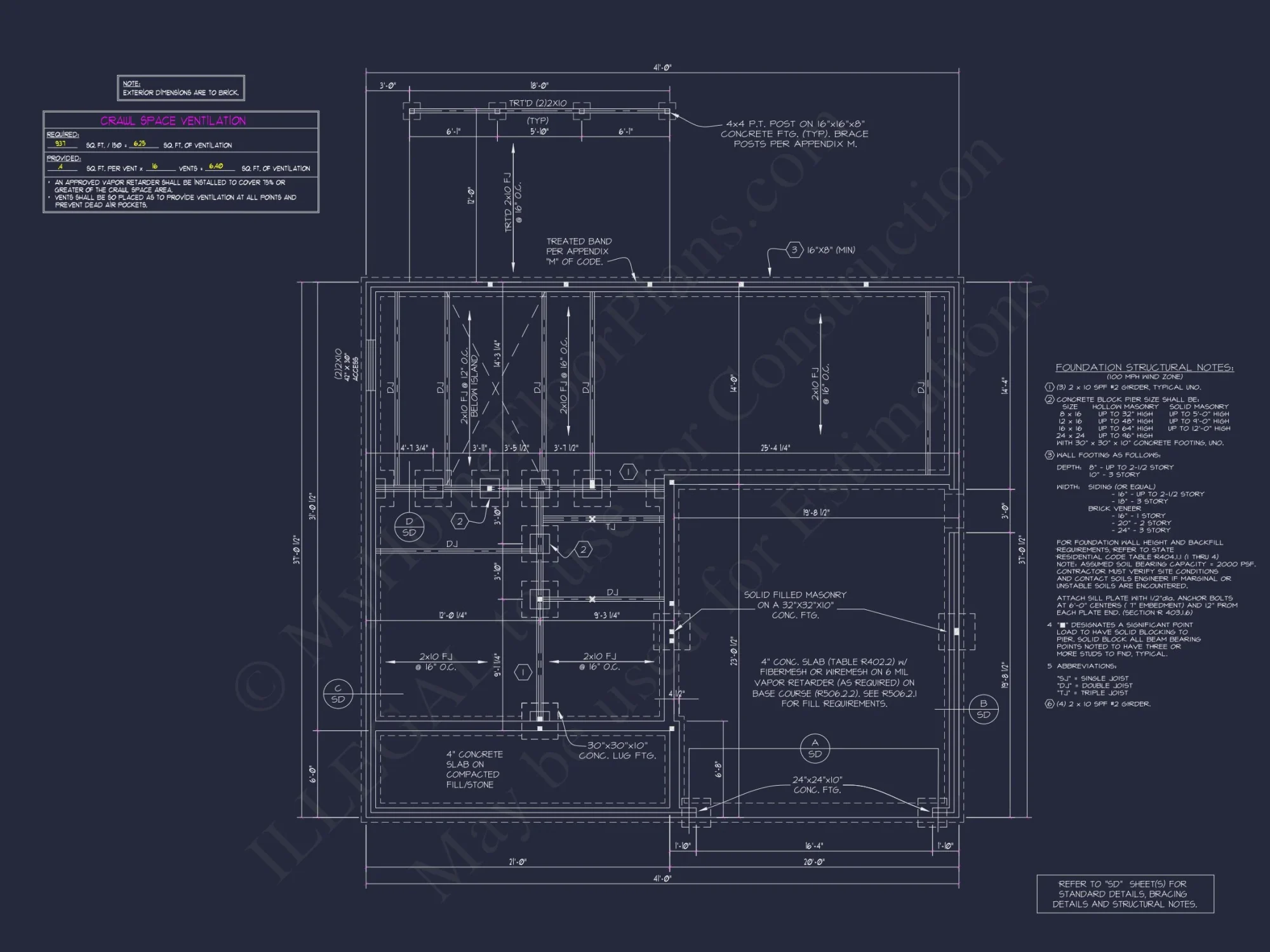 2-Story house Design Blueprint with 3-Bedroom Floor Plans