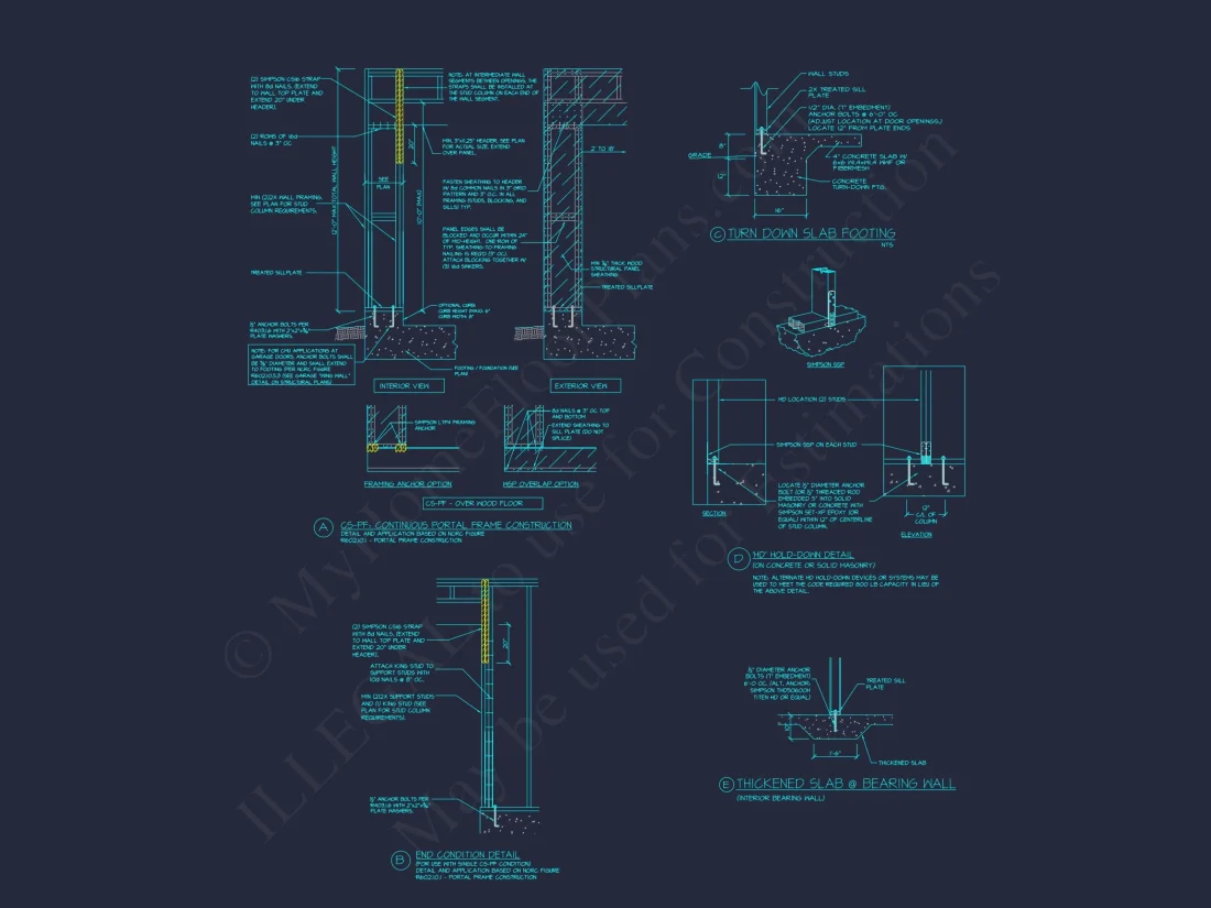 Contemporary house Floor Plan with Open Layout & CAD Designs