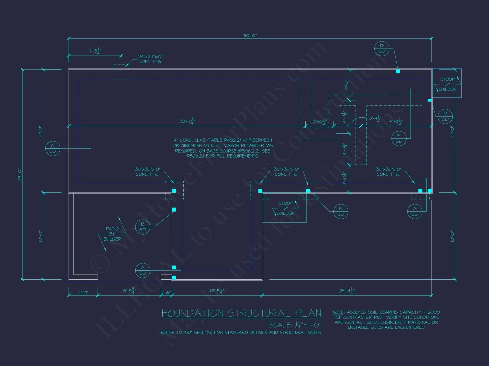 Contemporary house Floor Plan with Open Layout & CAD Designs
