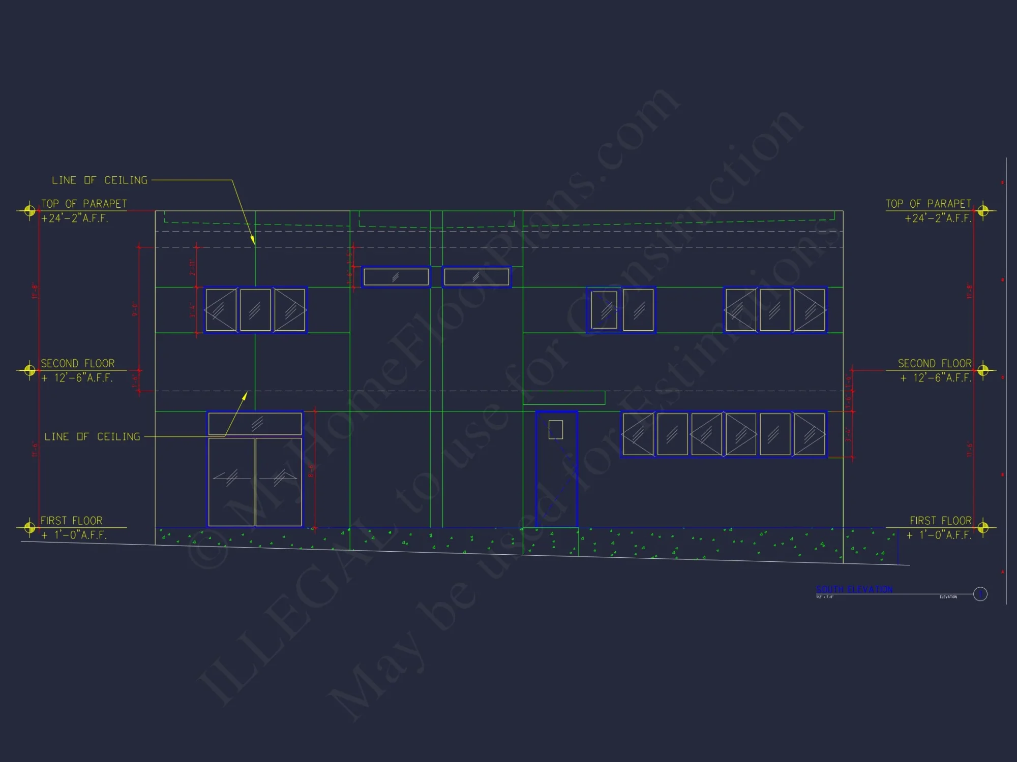 Contemporary house Floor Plan with Open Layout & CAD Designs