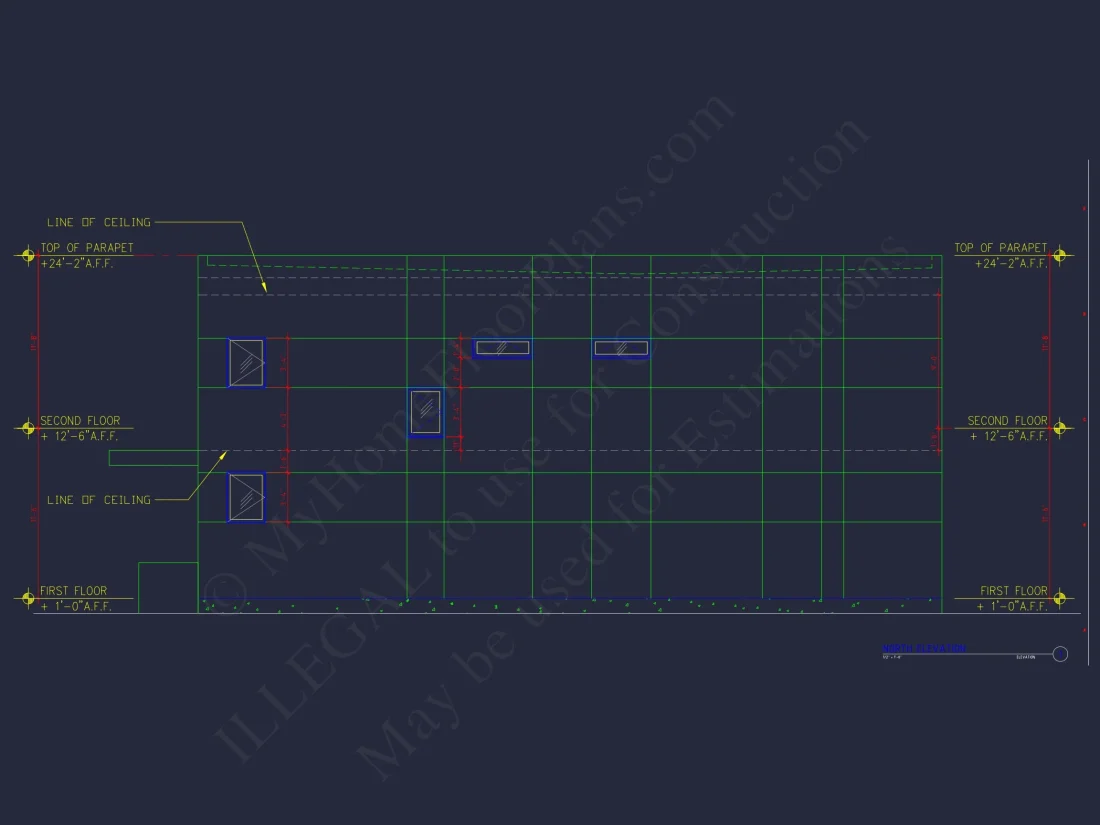 Contemporary house Floor Plan with Open Layout & CAD Designs
