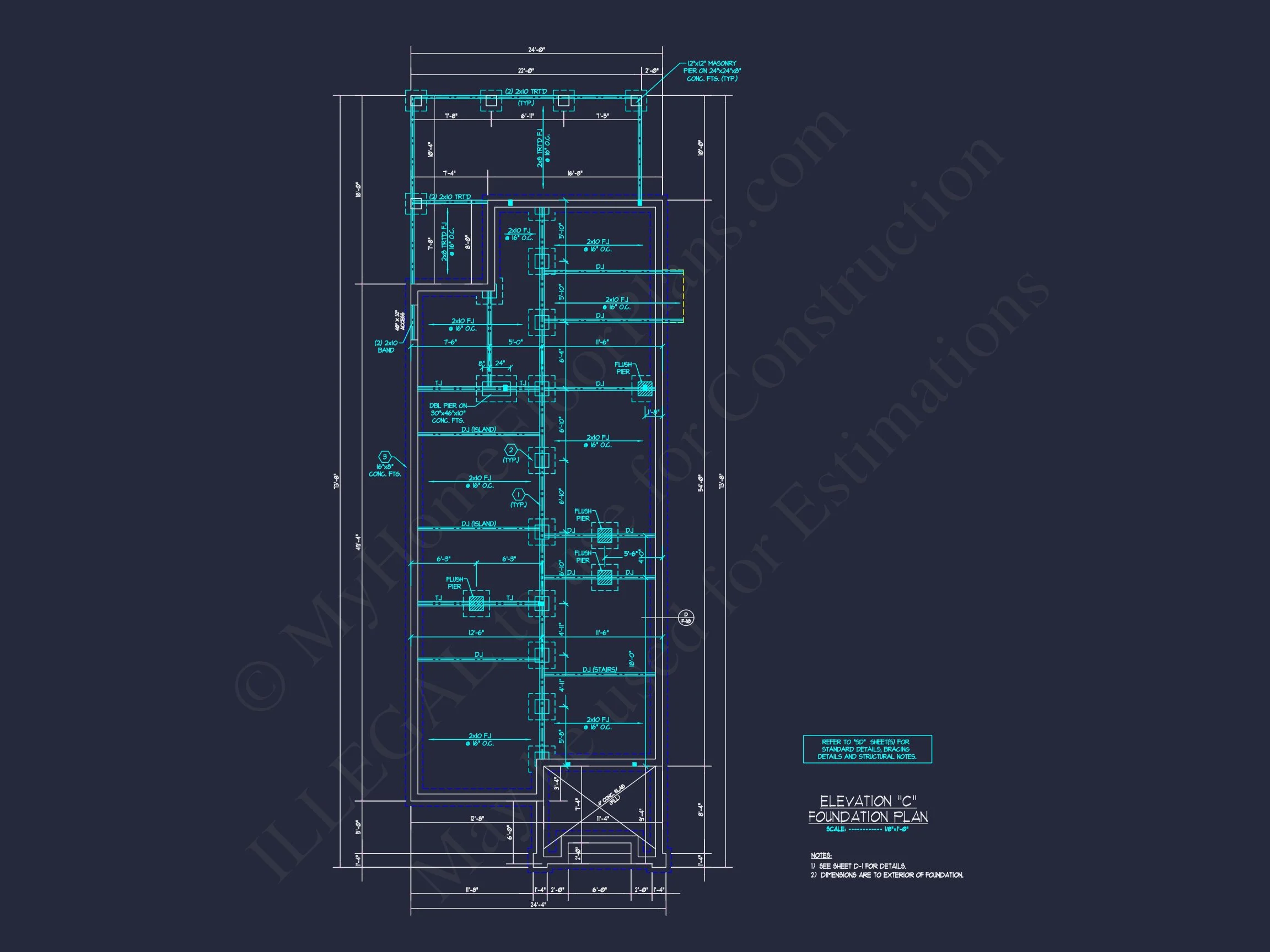 Traditional Craftsman house Plan with Detailed CAD Floor Designs