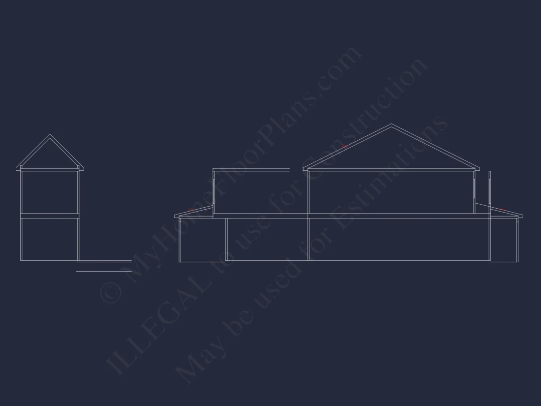 Traditional Craftsman house Plan with Detailed CAD Floor Designs