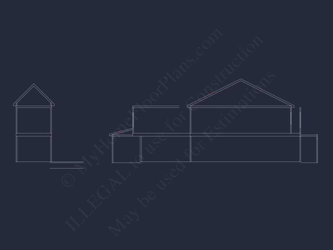 Traditional Craftsman house Plan with Detailed CAD Floor Designs