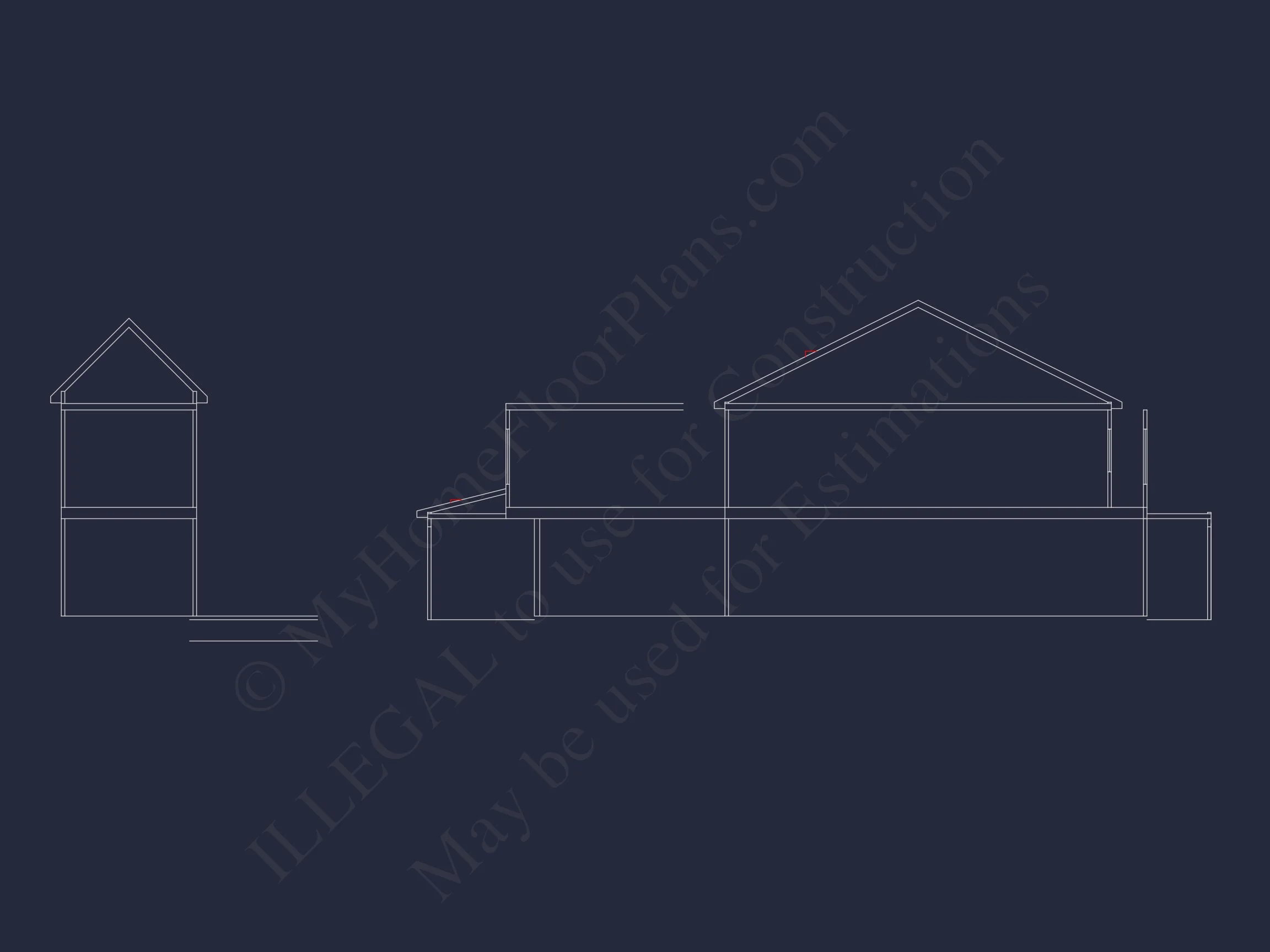 Traditional Craftsman house Plan with Detailed CAD Floor Designs