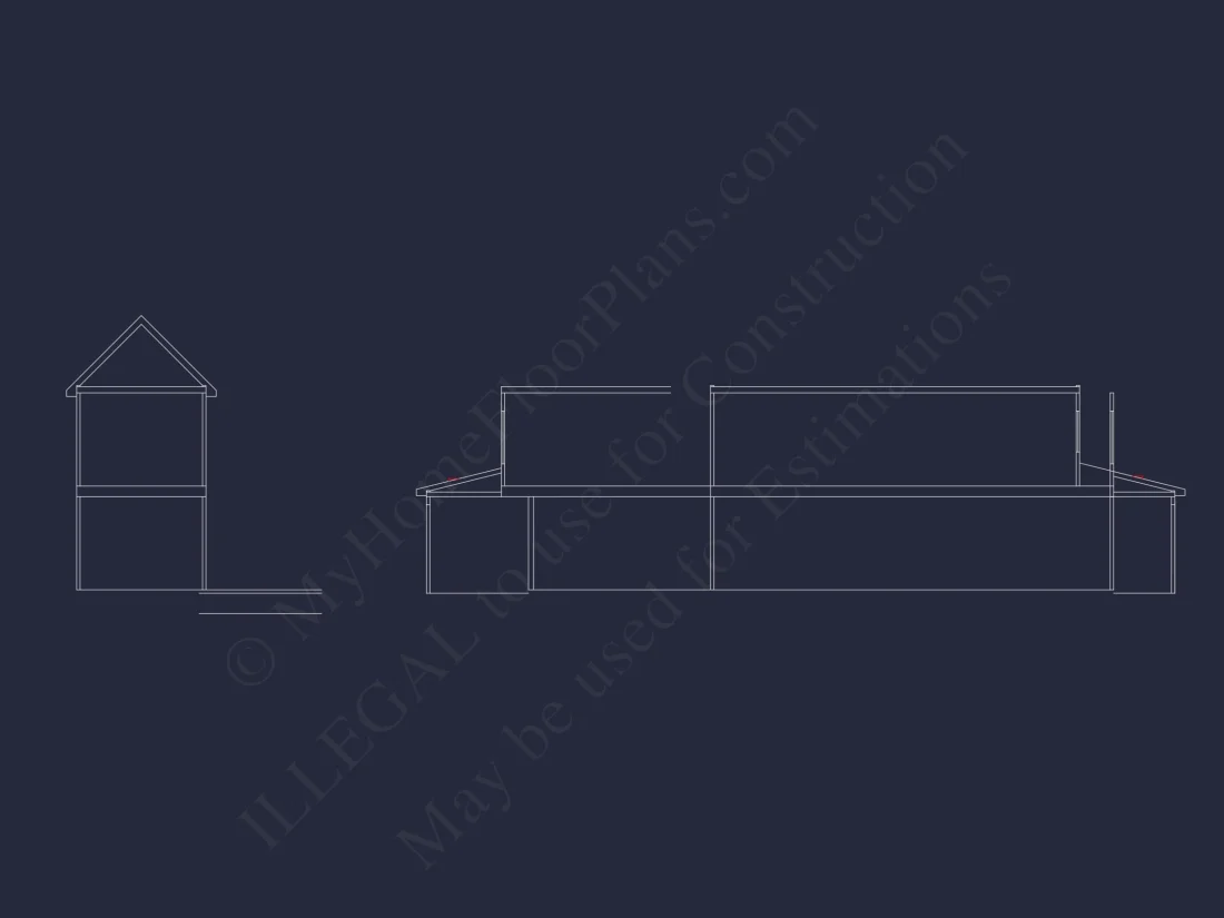 Traditional Craftsman house Plan with Detailed CAD Floor Designs