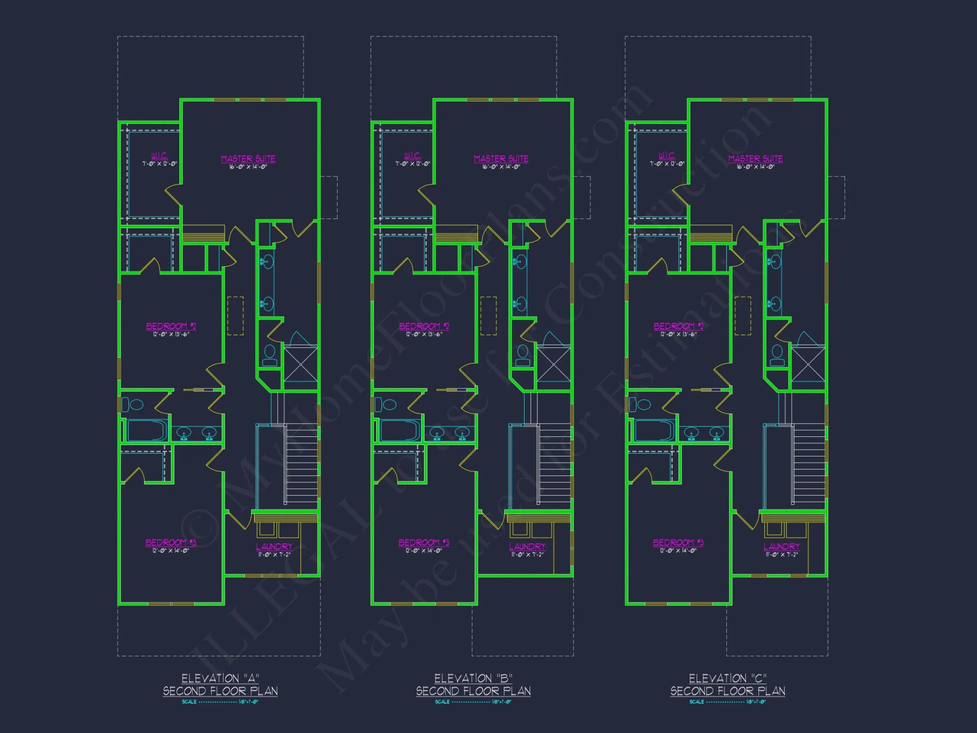 Traditional Craftsman house Plan with Detailed CAD Floor Designs