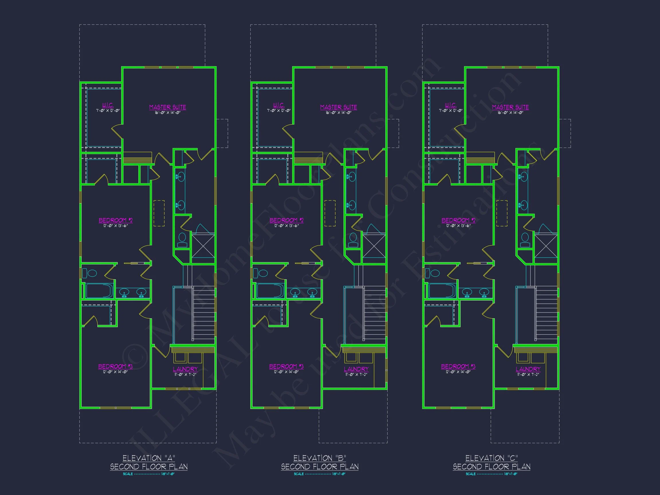 Traditional Craftsman house Plan with Detailed CAD Floor Designs