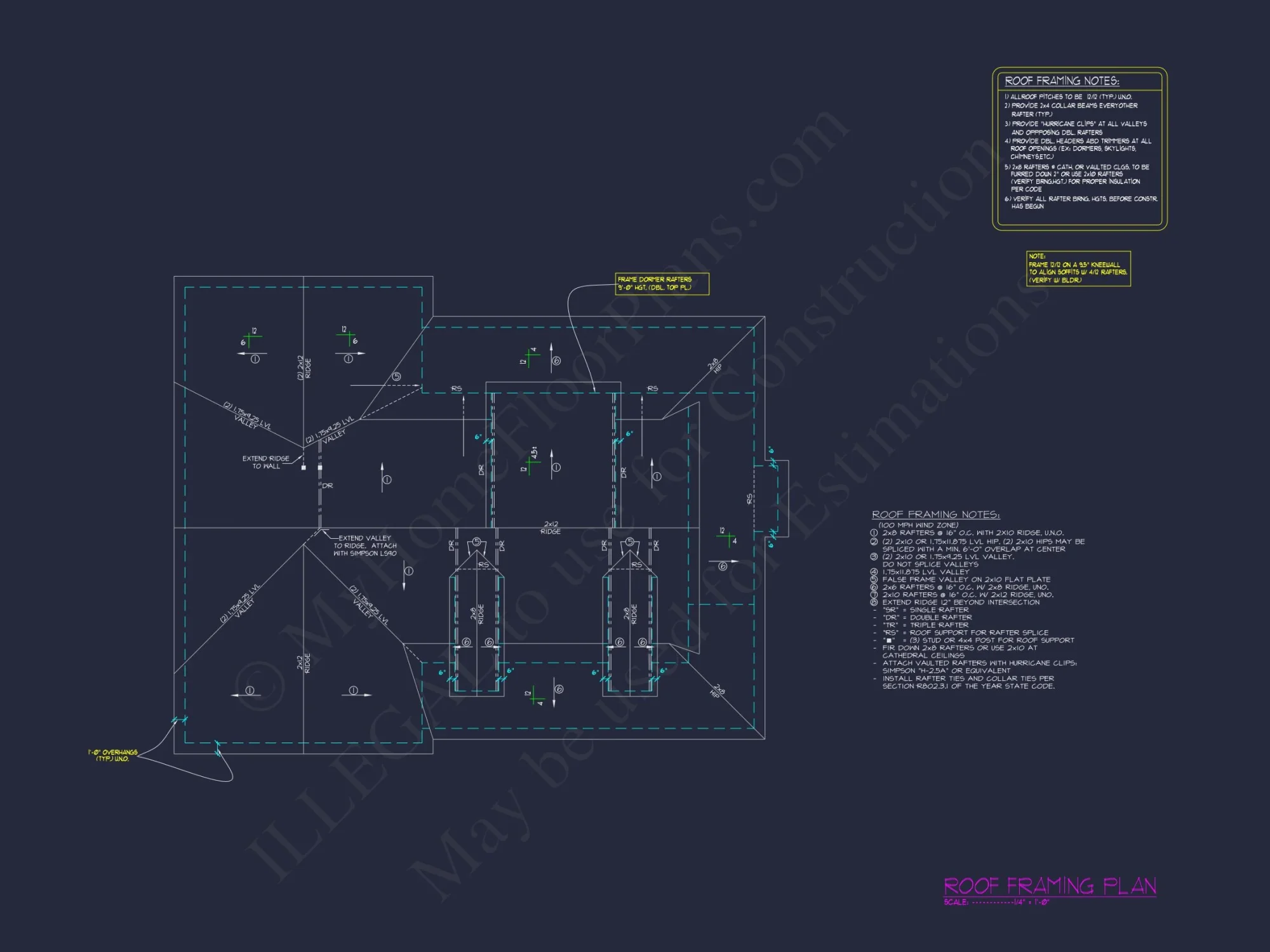 Colonial Farmhouse house Design with CAD Floor Plan Blueprints