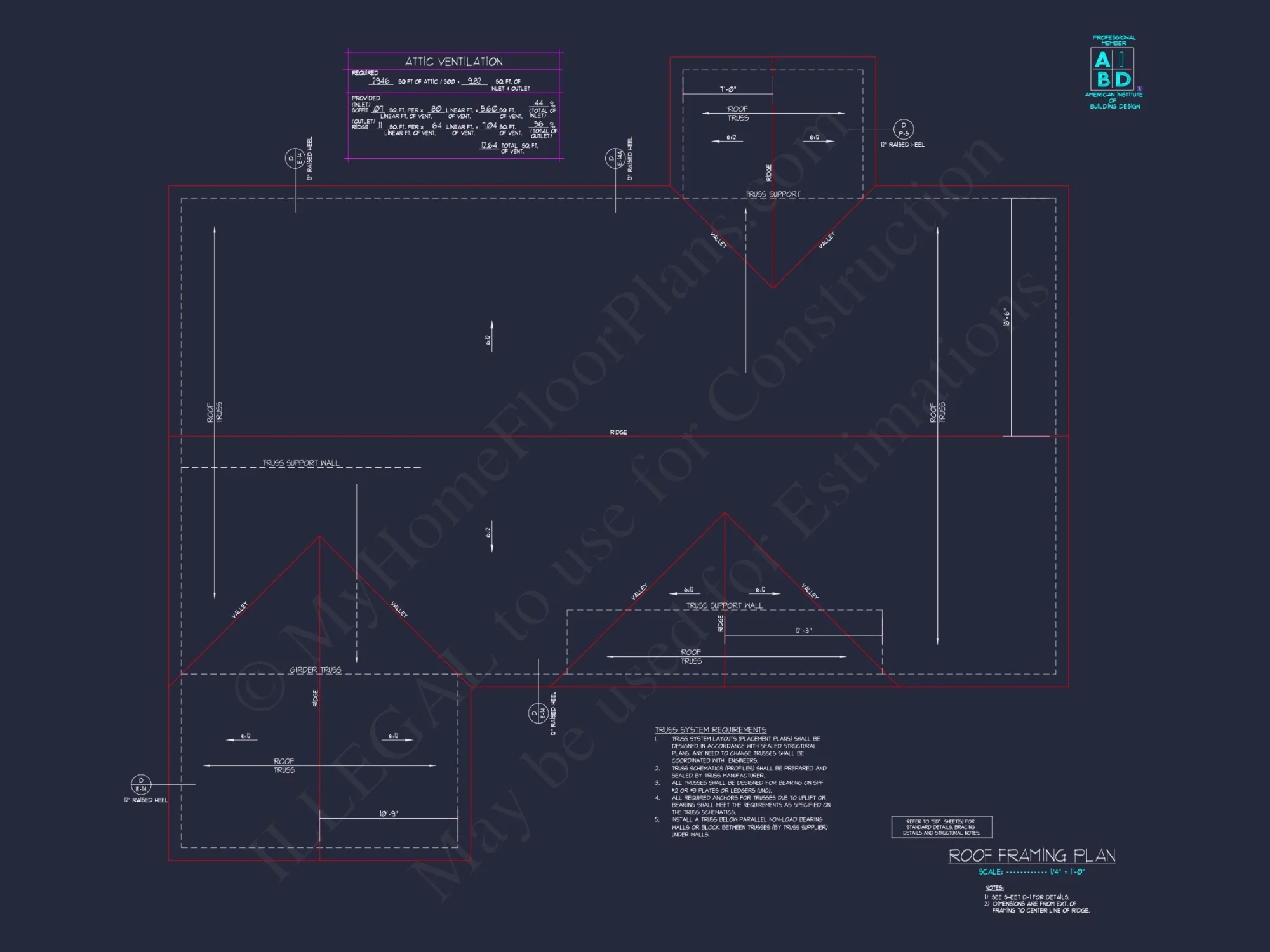 Modern house Plan with Open Floor Plan & CAD Designs