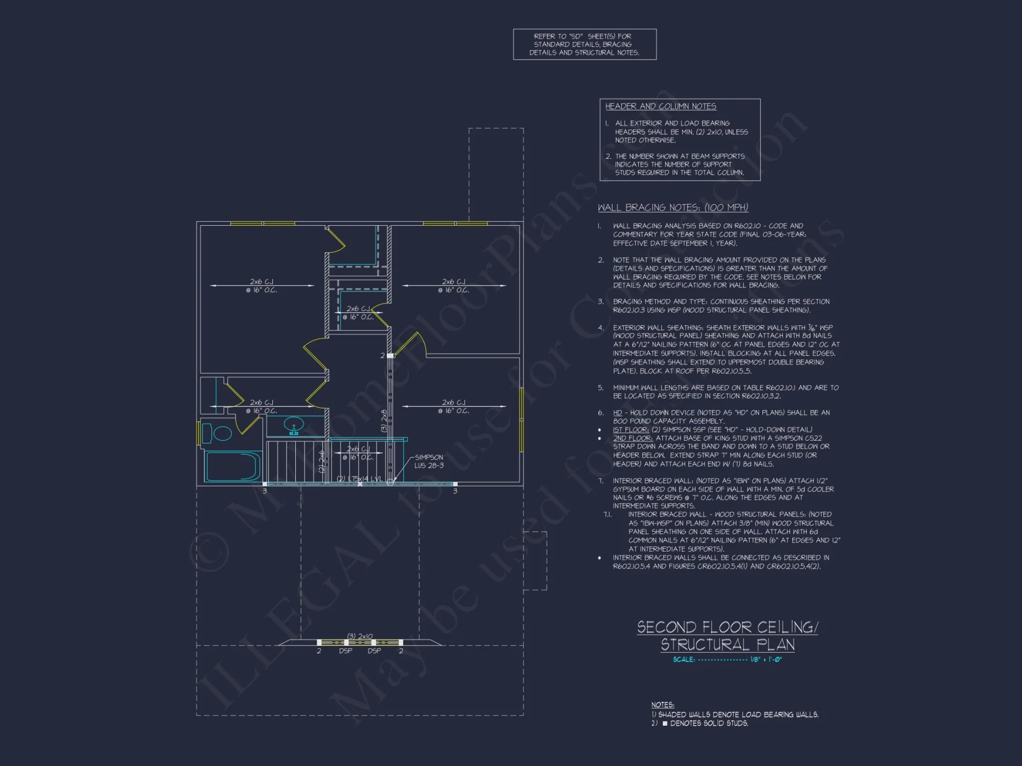 Charming house Floor Plan with Blueprint Designs & CAD Architecture