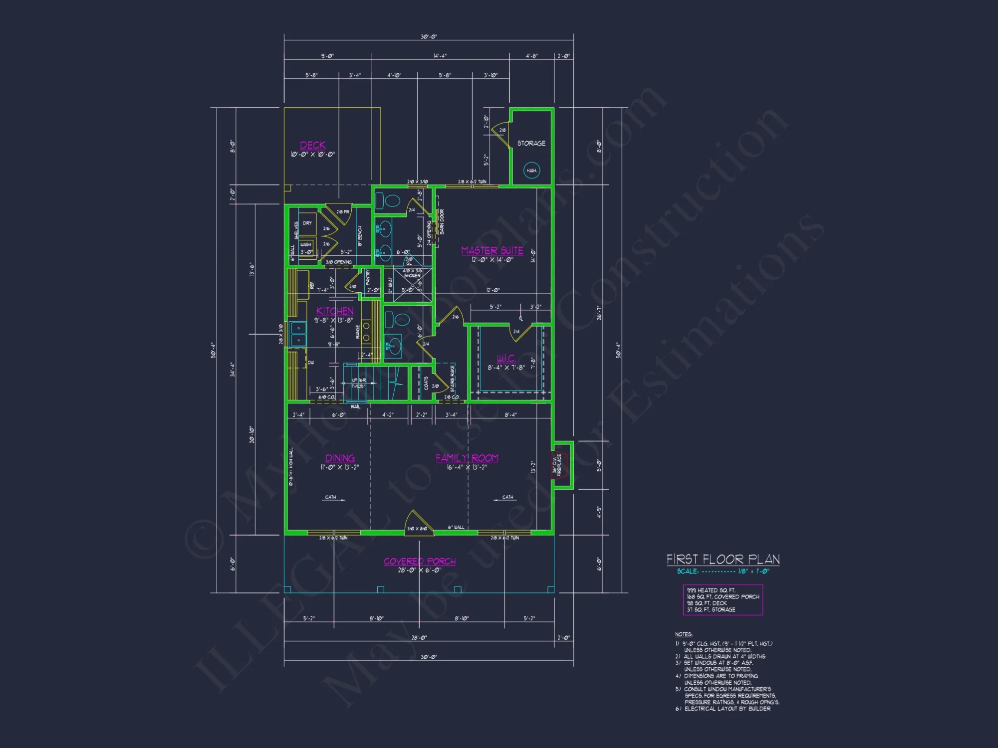 Charming house Floor Plan with Blueprint Designs & CAD Architecture
