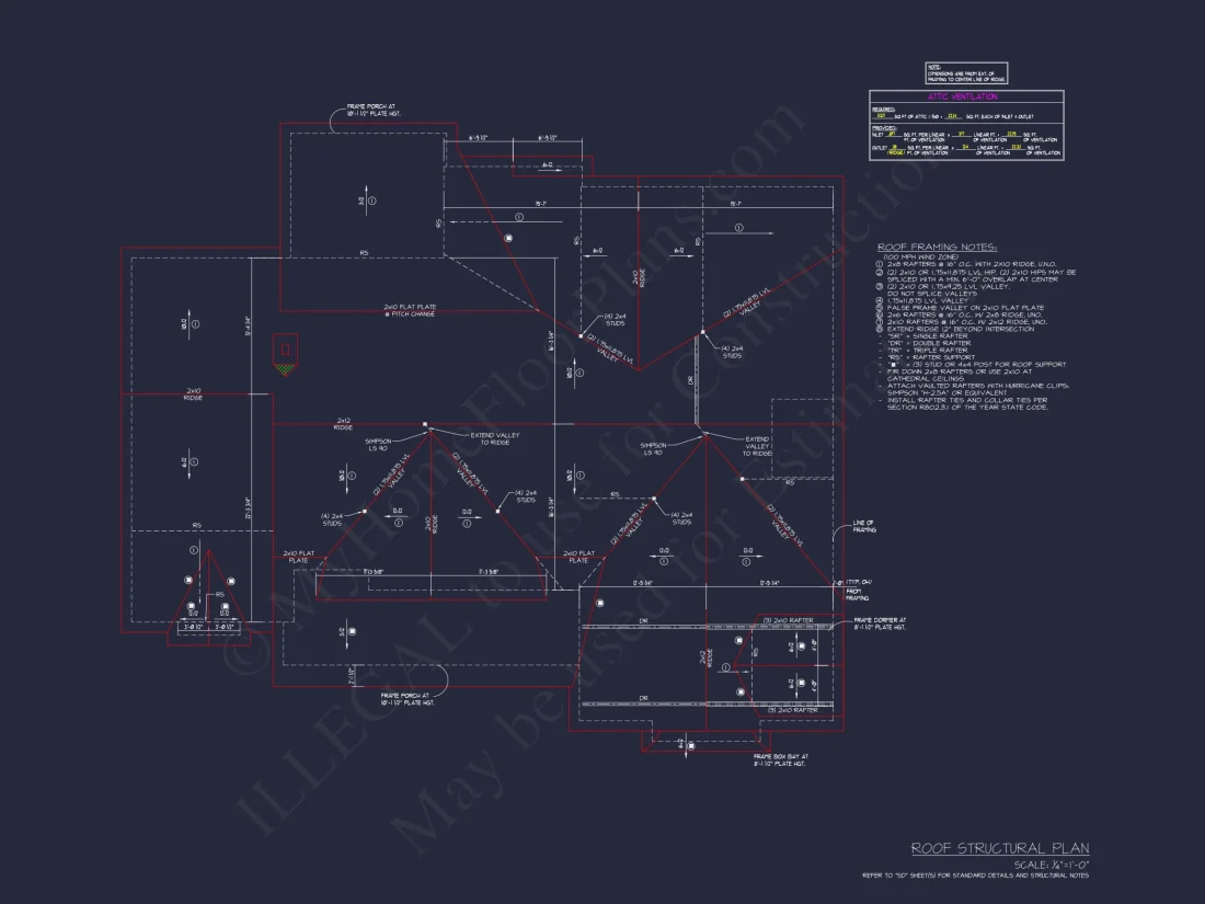 Beautiful house Plan with Craftsman Design & CAD Blueprints