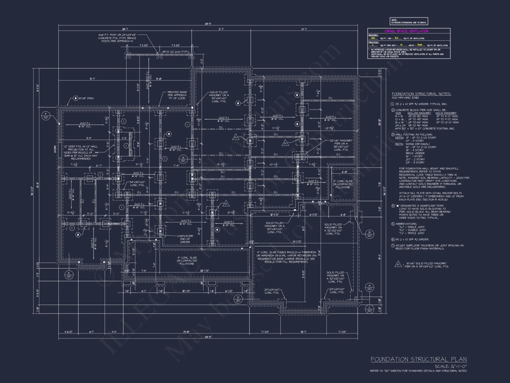 Beautiful house Plan with Craftsman Design & CAD Blueprints