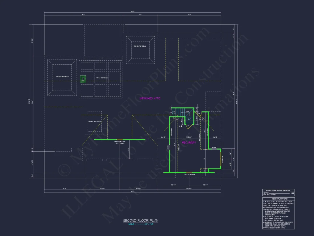 Beautiful house Plan with Craftsman Design & CAD Blueprints