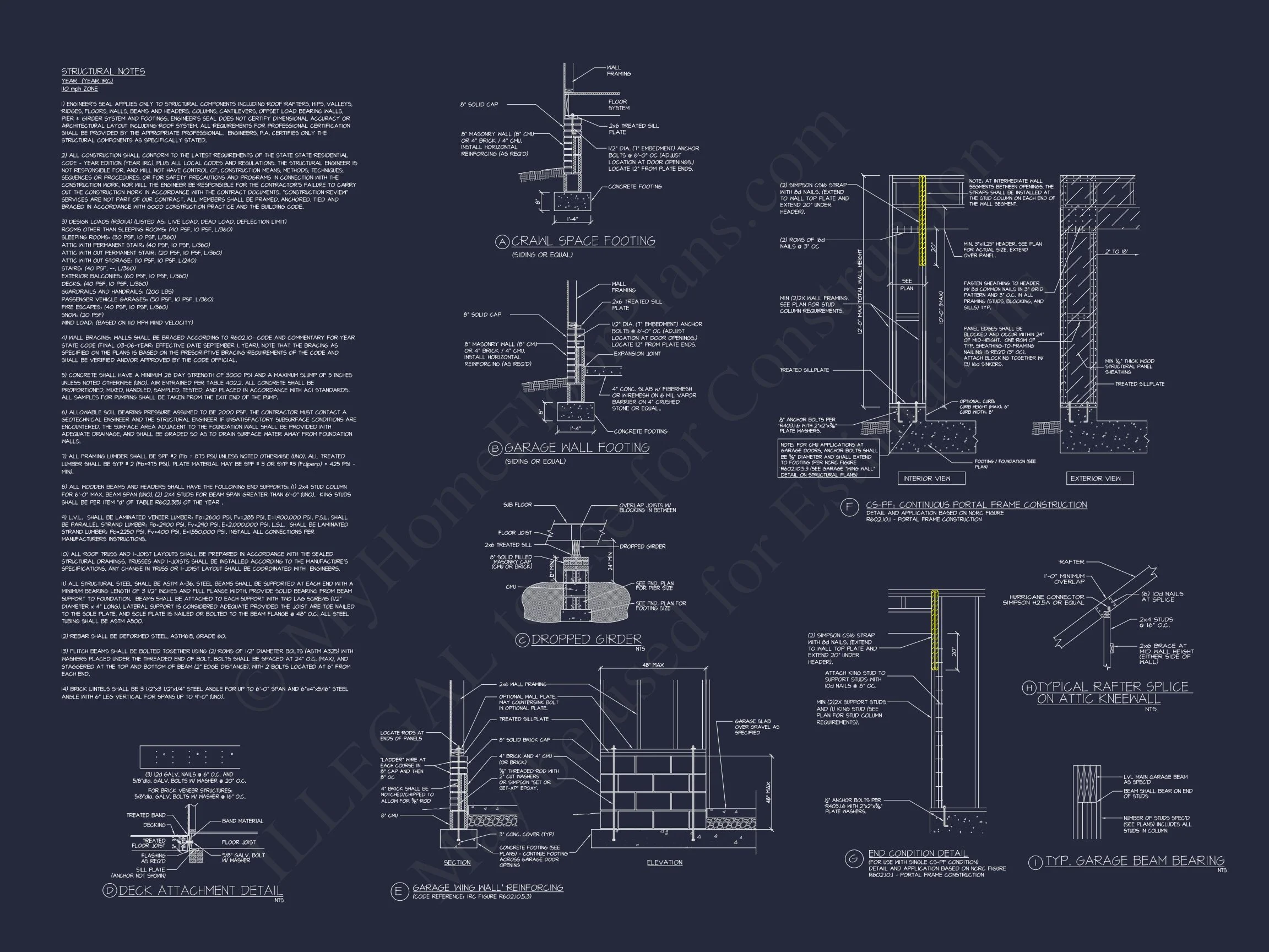 17-2146 HOUSE PLAN - Cottage Home Plan - 2-Bed, 2-Bath, 1,450 SF 14 Elegant house Floor Plan: 2-Story CAD Design with 4 Bedrooms