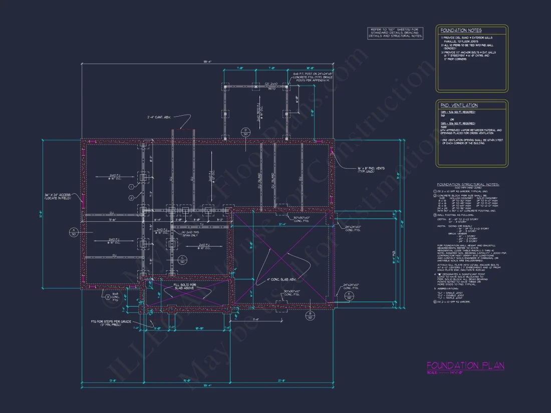 Elegant house Floor Plan: 2-Story CAD Design with 4 Bedrooms