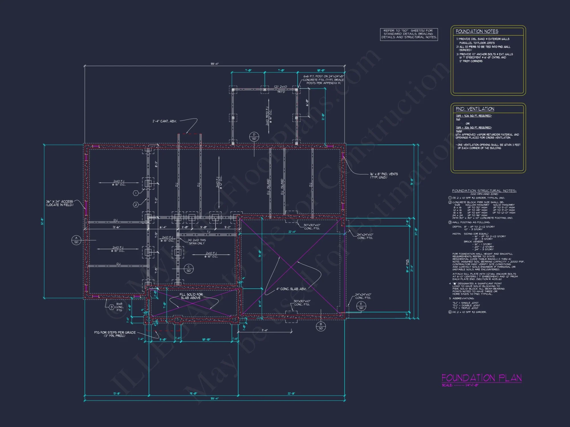 Elegant house Floor Plan: 2-Story CAD Design with 4 Bedrooms