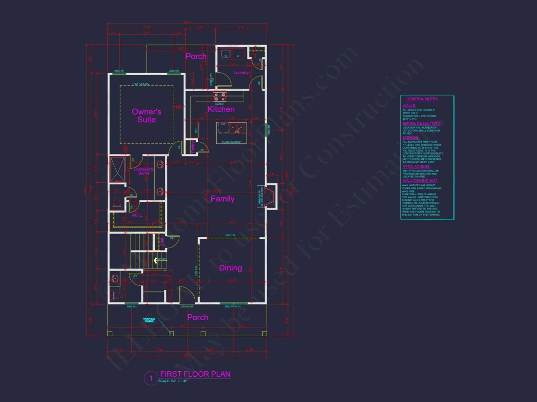 Modern Craftsman house Plan with Spacious Floor Blueprint