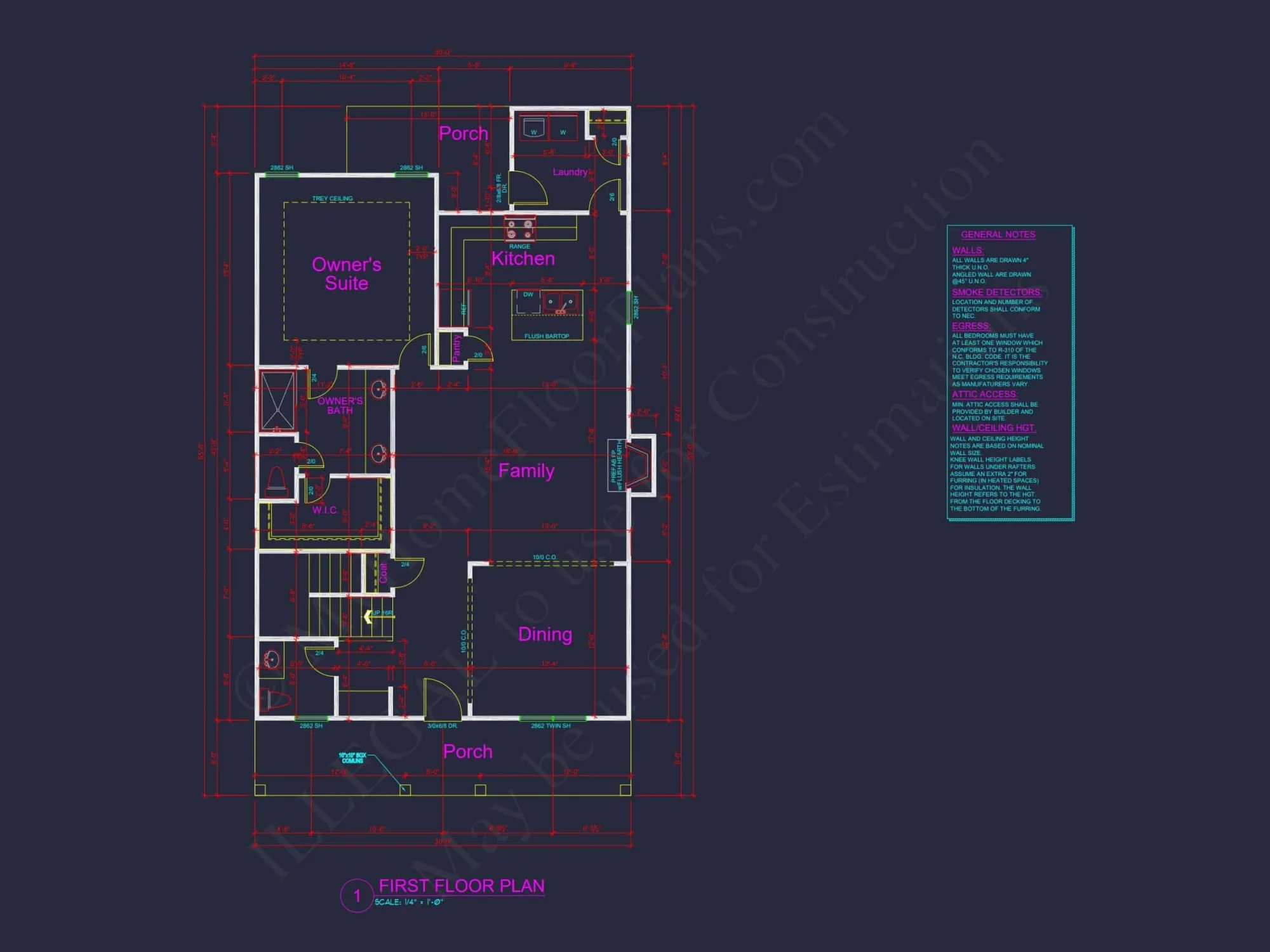 Modern Craftsman house Plan with Spacious Floor Blueprint