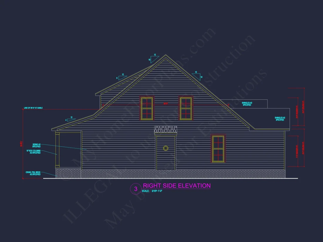 Modern Craftsman house Plan with Spacious Floor Blueprint