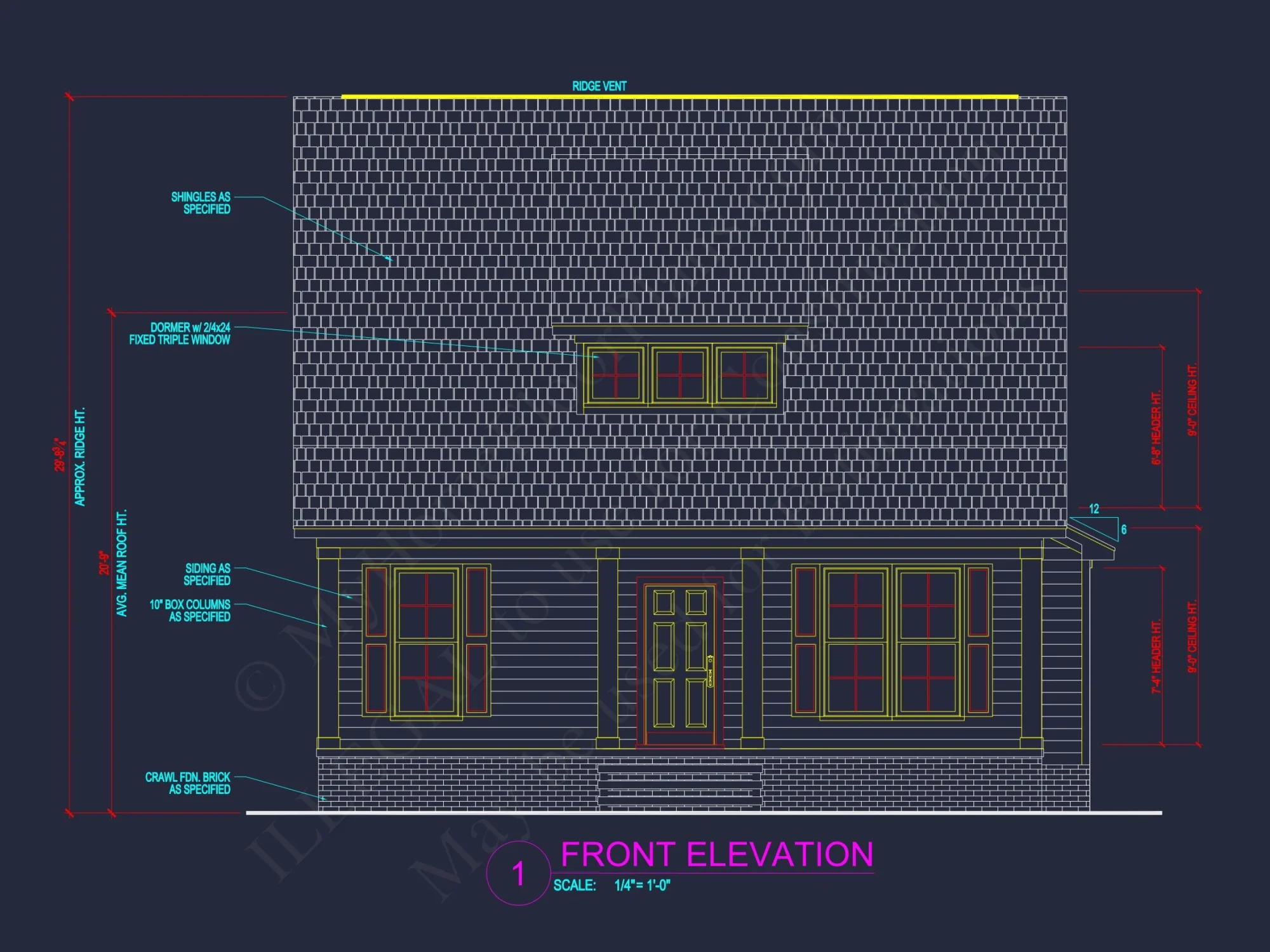Modern Craftsman house Plan with Spacious Floor Blueprint
