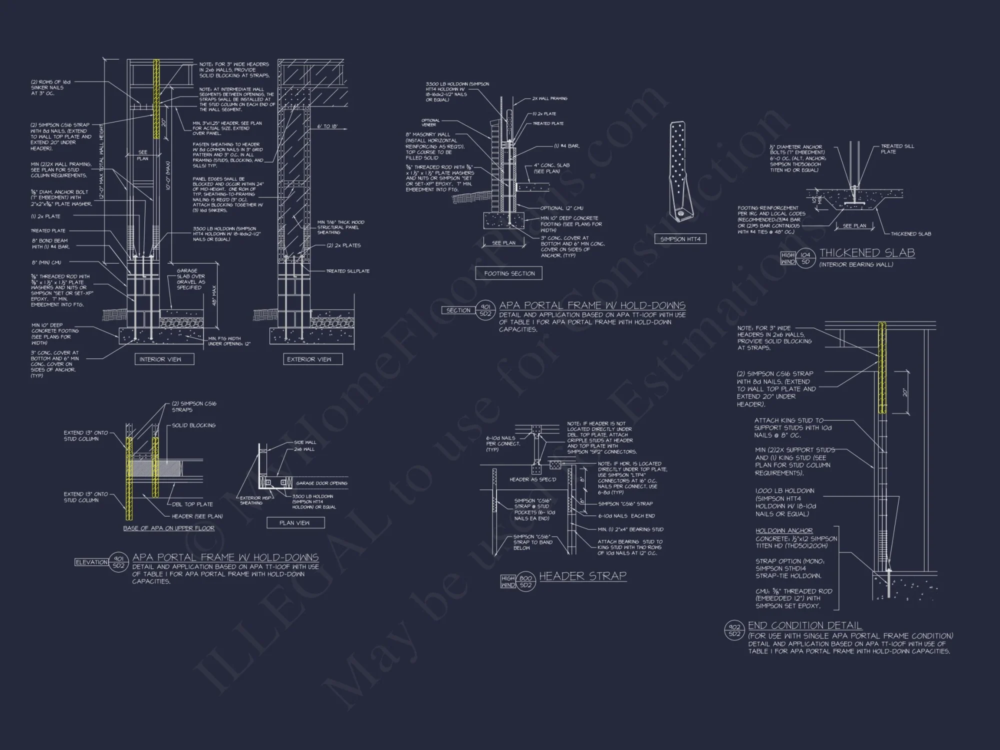 Modern Southern house Plan with Detailed CAD Architecture