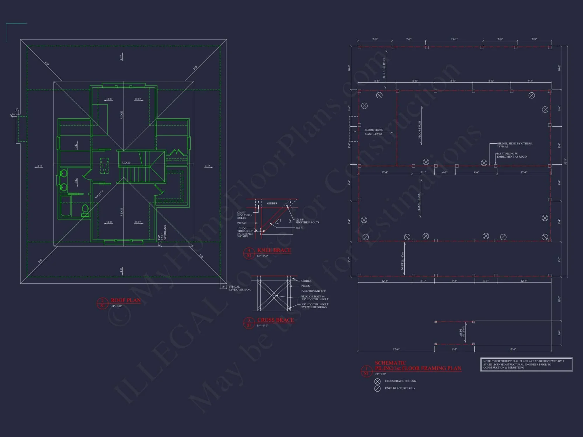 Charming 2-Story Cottage house Plan with 3 Bedrooms & CAD Designs