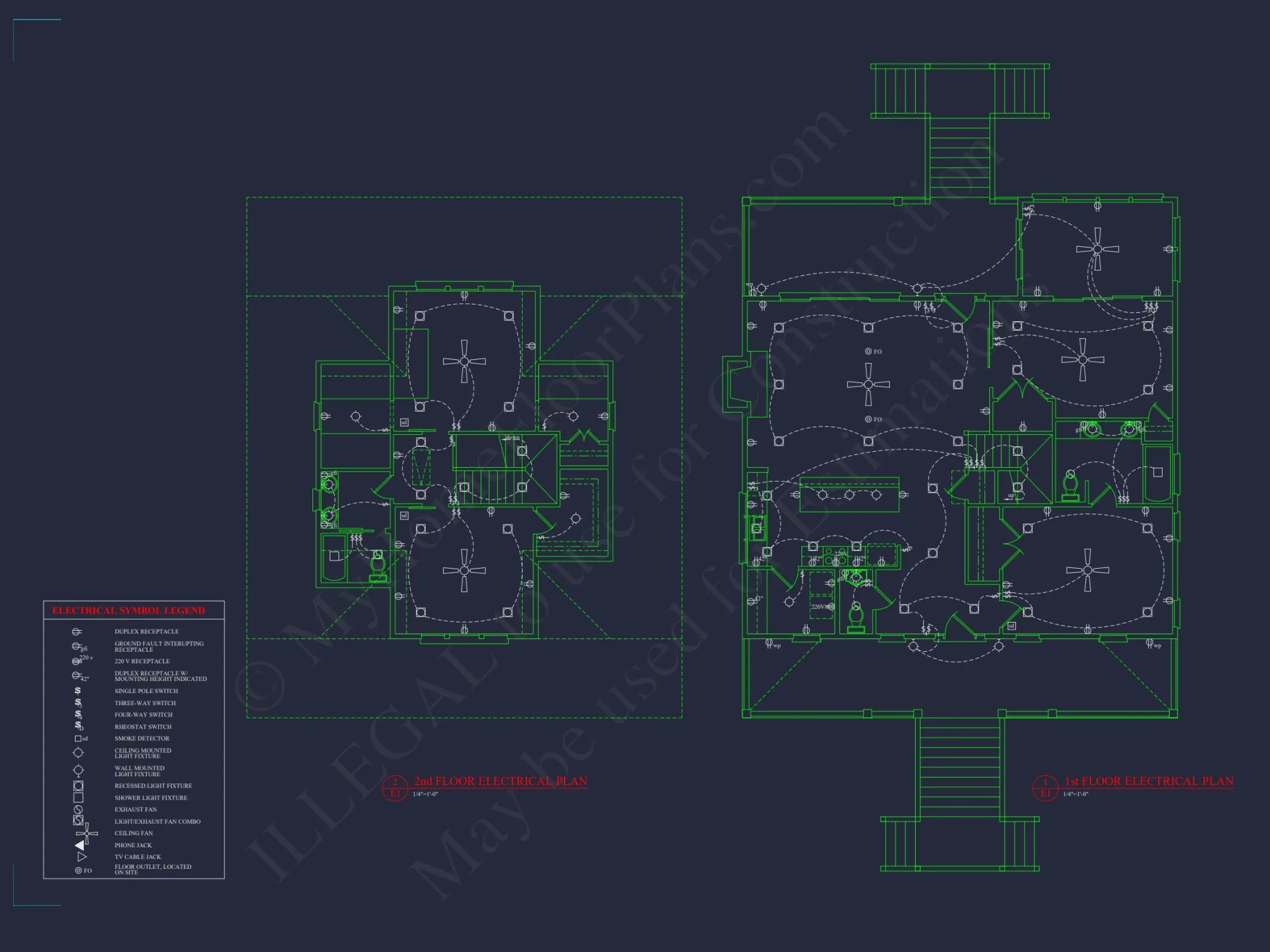 Charming 2-Story Cottage house Plan with 3 Bedrooms & CAD Designs