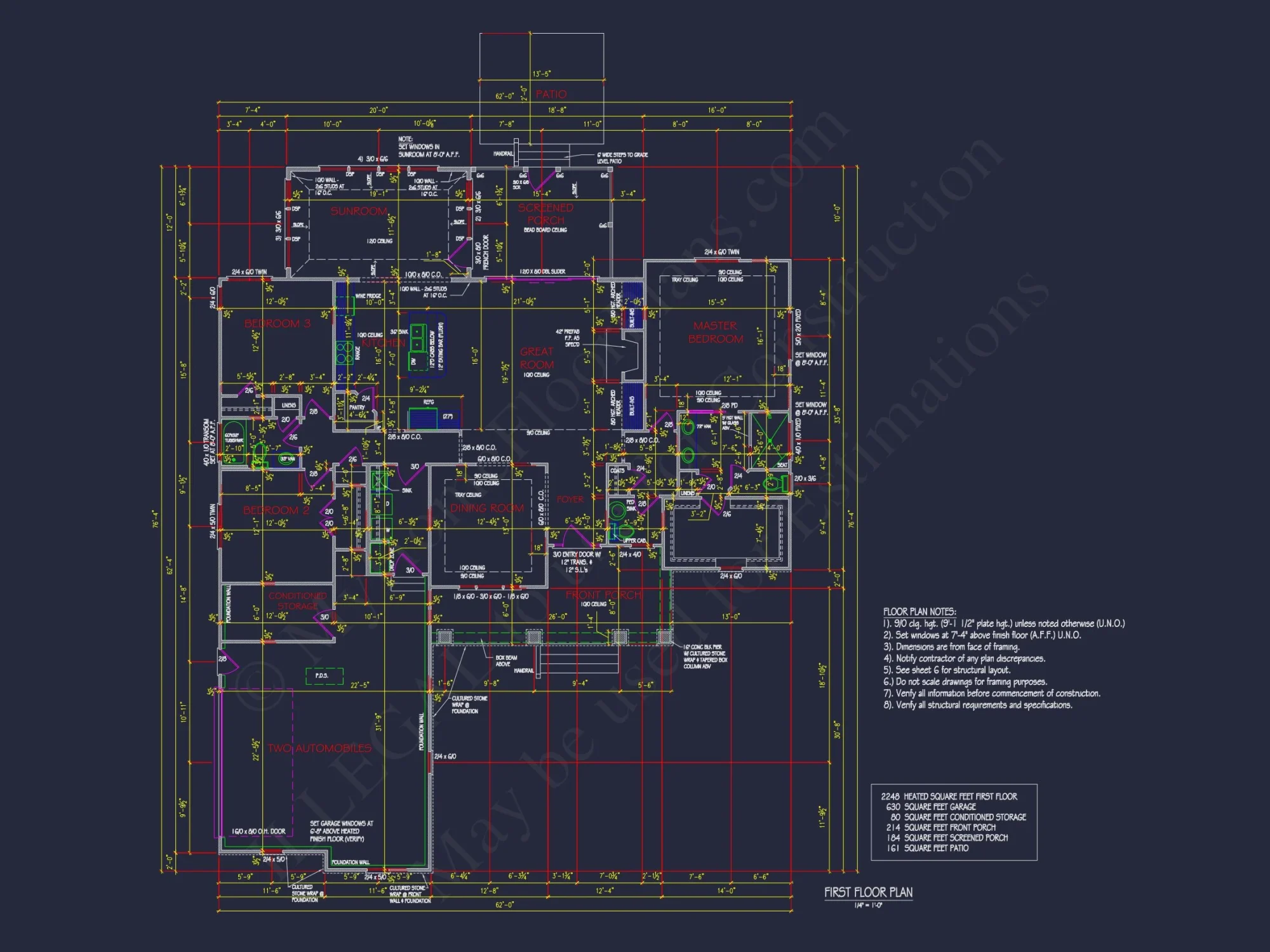 Modern Craftsman house Plan with Spacious Floor Designs