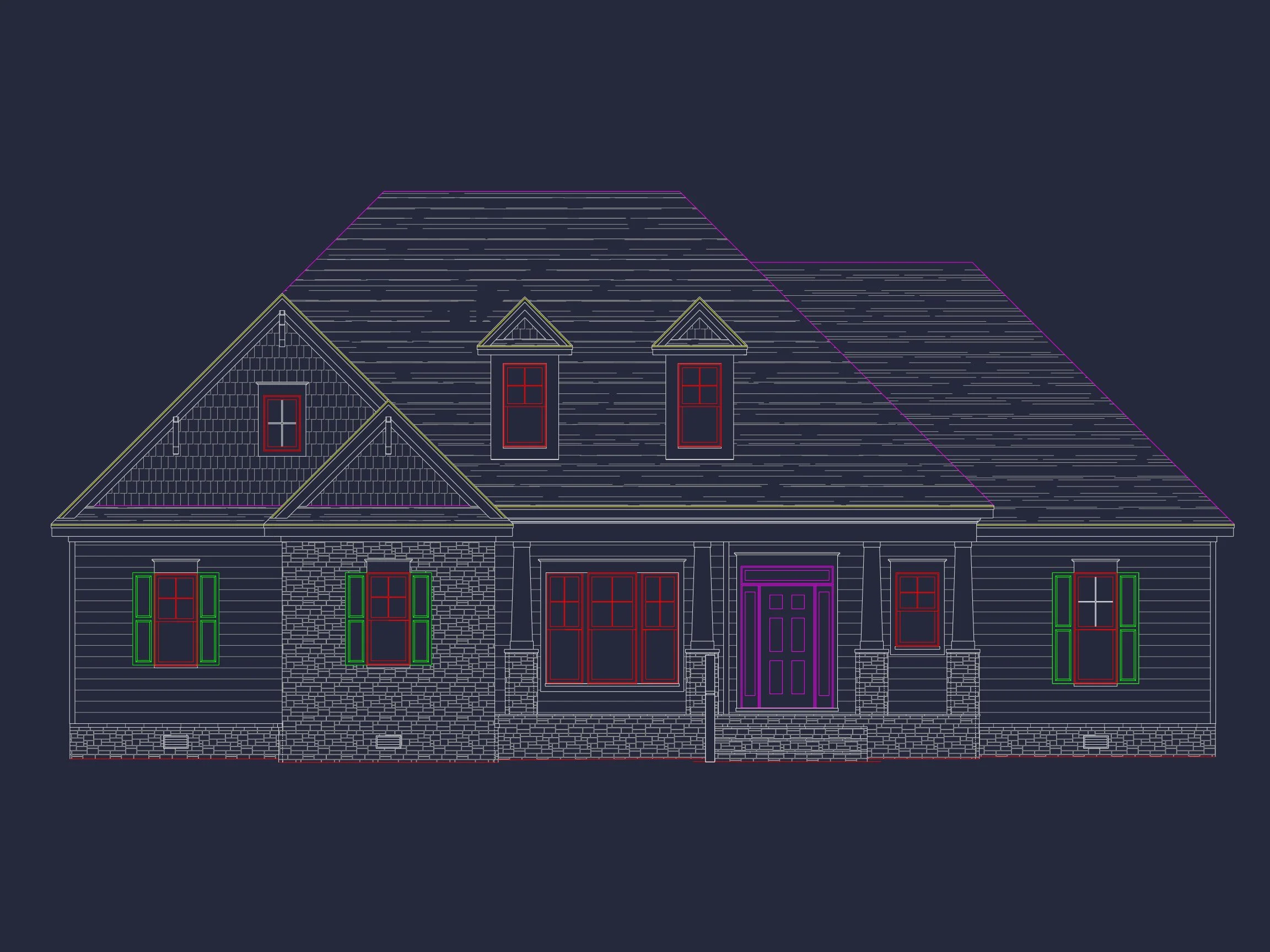 Modern Craftsman house Plan with Spacious Floor Designs