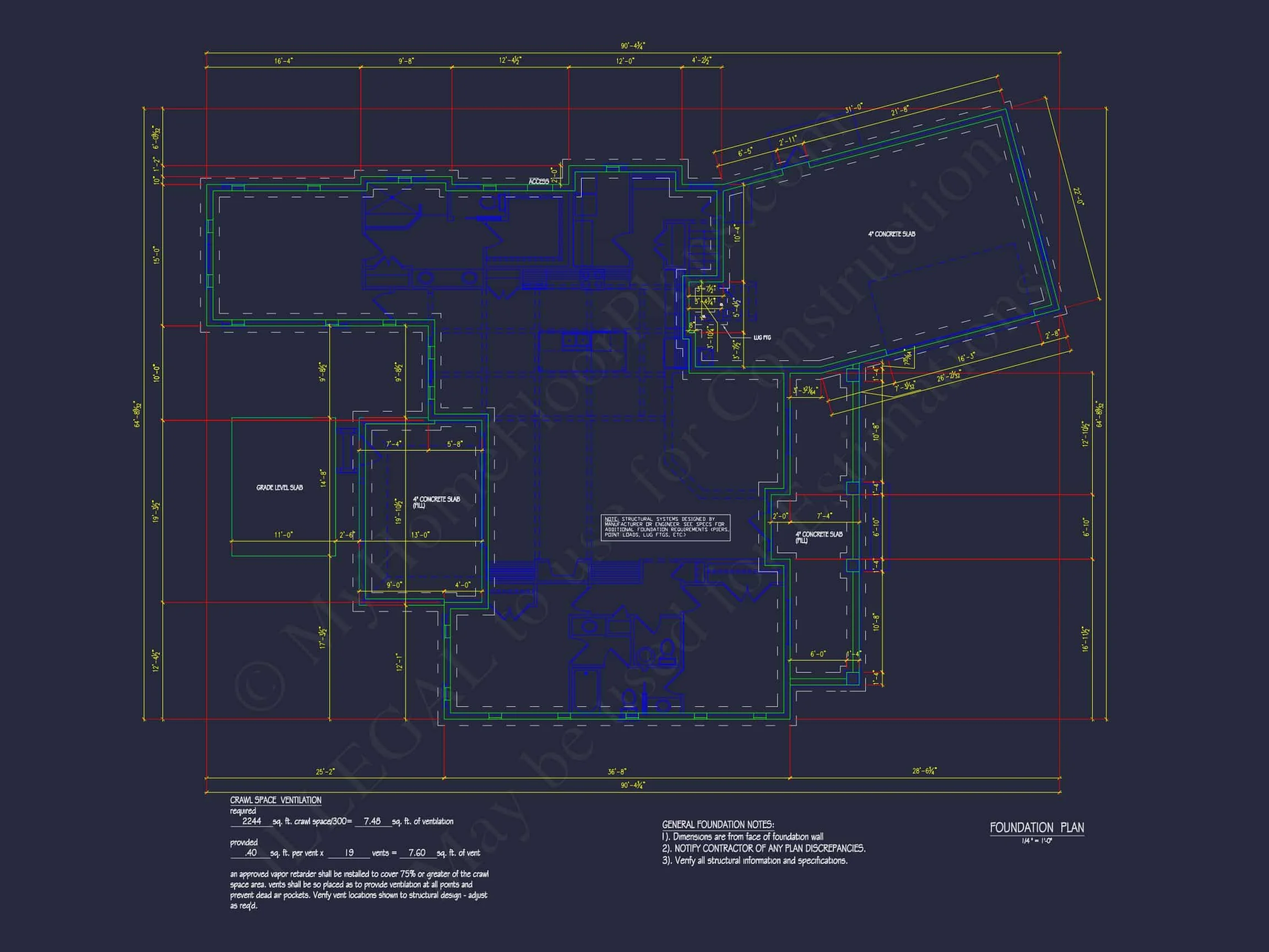 Traditional Craftsman house Plan with Bonus Room and Open Floor Plan