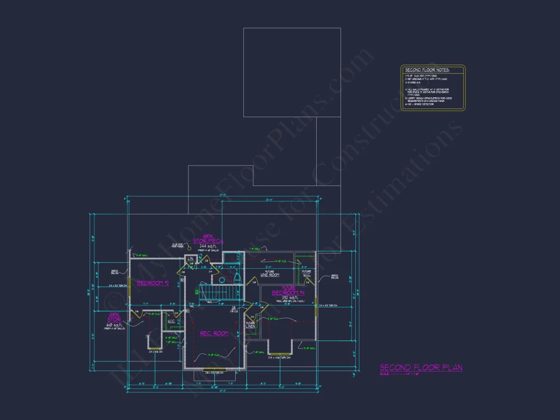 Craftsman house Floor Plan with Detached Garage and CAD Designs