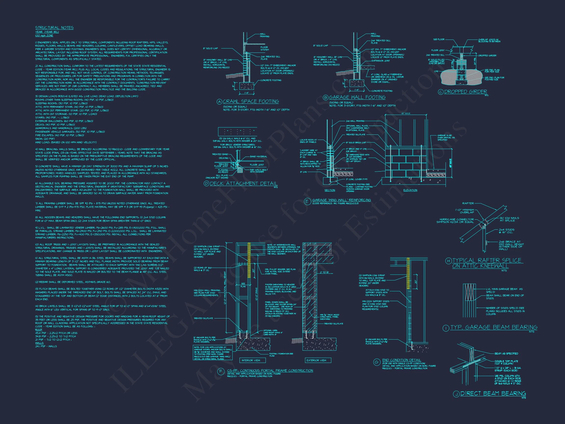 17-1656 HOUSE PLAN - Craftsman Home Plan - 3-Bed, 2-Bath, 1,750 SF 15 Charming Craftsman house Plan with 1.5 Floors and CAD Designs