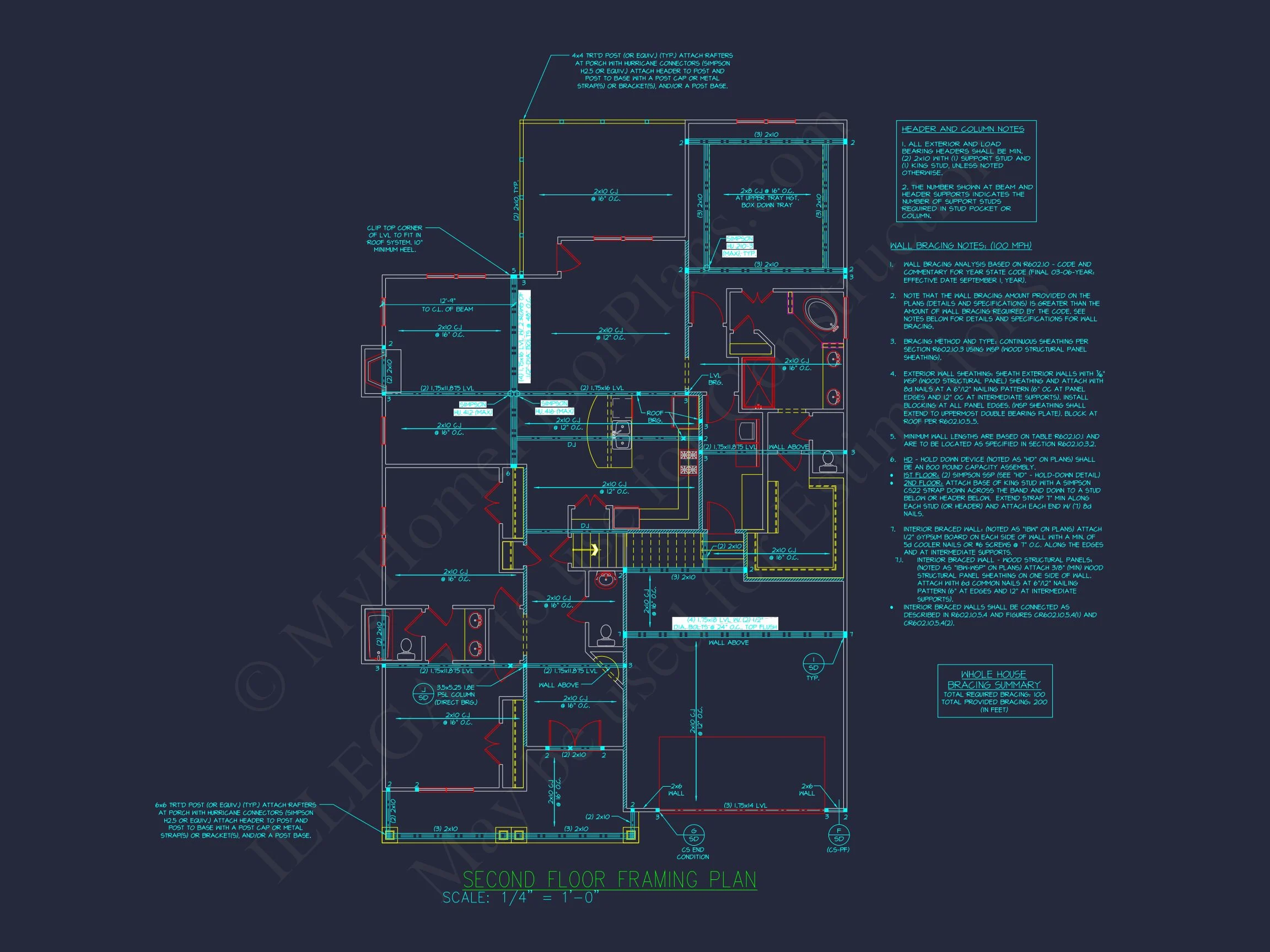 17-1656 HOUSE PLAN - Craftsman Home Plan - 3-Bed, 2-Bath, 1,750 SF 12 Charming Craftsman house Plan with 1.5 Floors and CAD Designs
