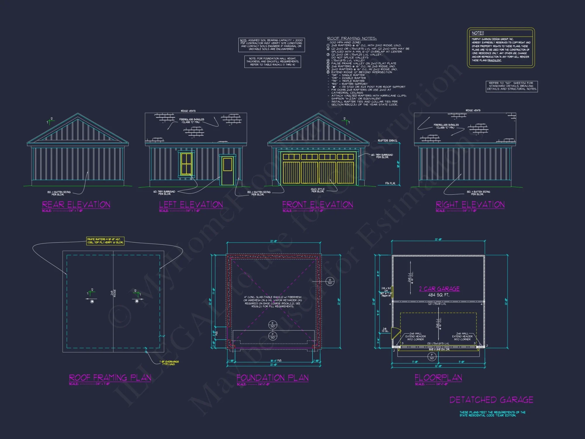 Craftsman house Floor Plan with Spacious Design and CAD Blueprints