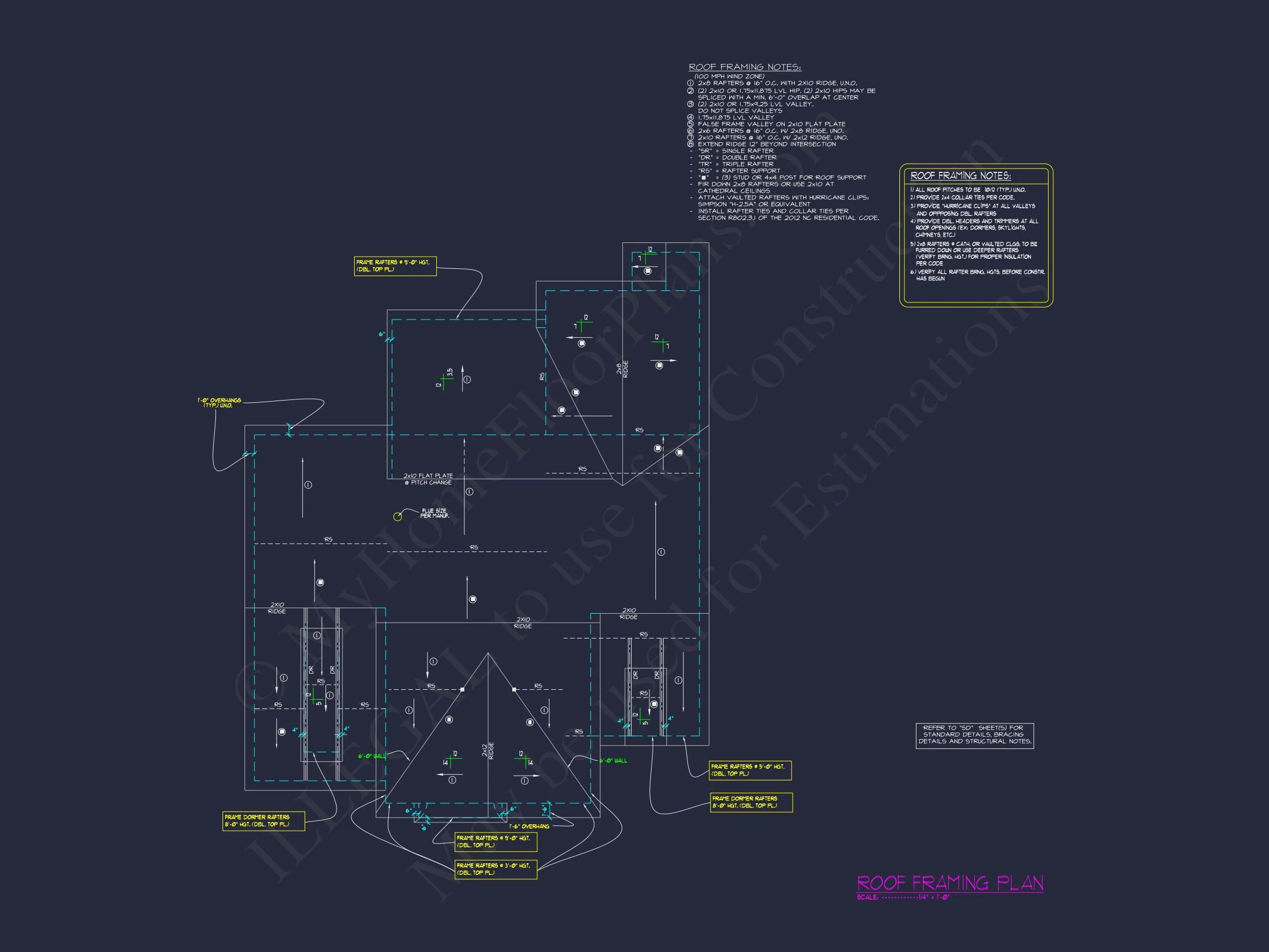 Craftsman house Floor Plan with Spacious Design and CAD Blueprints