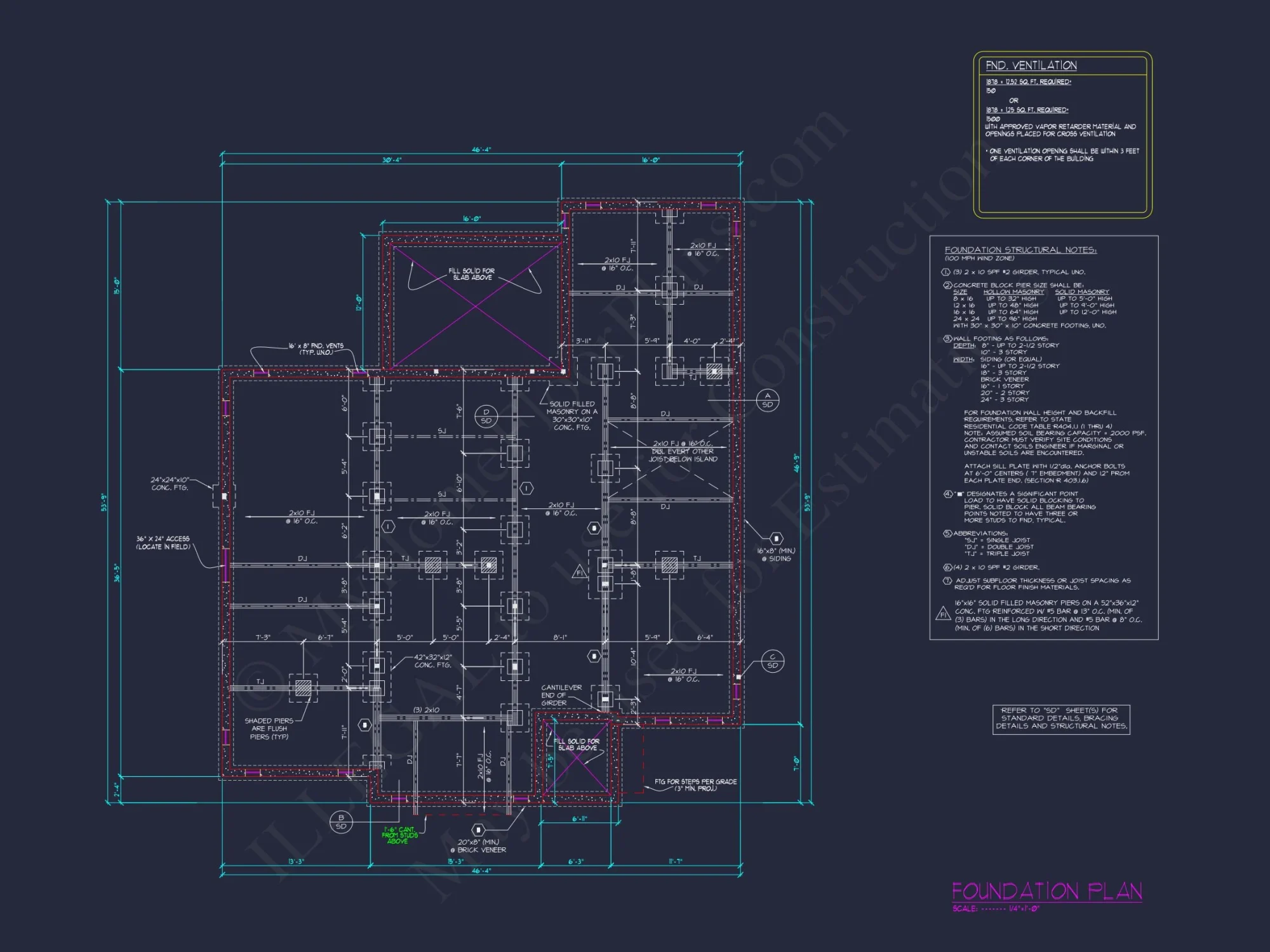Craftsman house Floor Plan with Spacious Design and CAD Blueprints