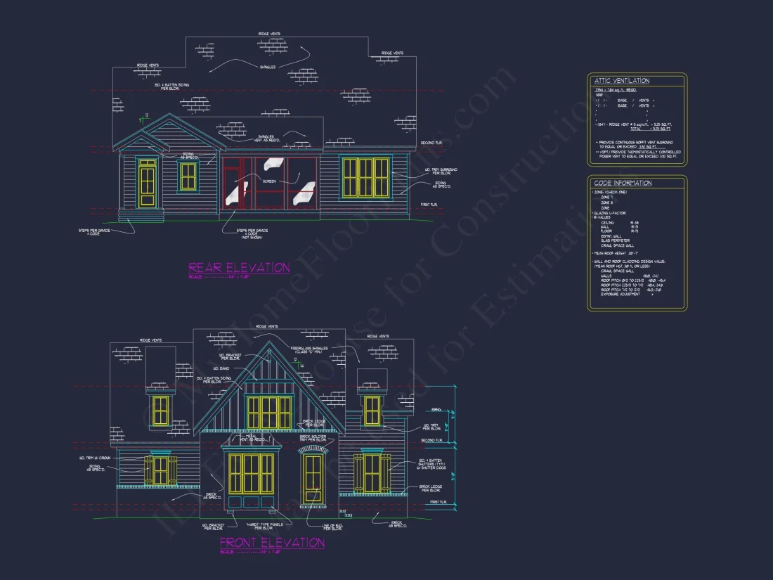 Craftsman house Floor Plan with Spacious Design and CAD Blueprints