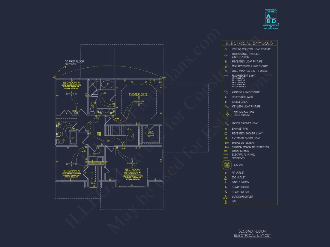 Craftsman house Design Plan with 3 Bedrooms & CAD Blueprints