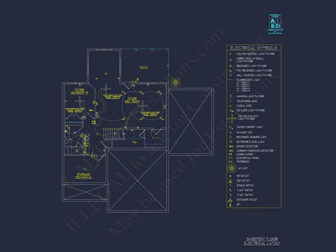 Craftsman house Design Plan with 3 Bedrooms & CAD Blueprints