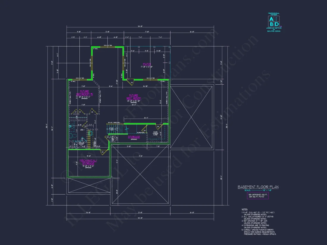 Craftsman house Design Plan with 3 Bedrooms & CAD Blueprints