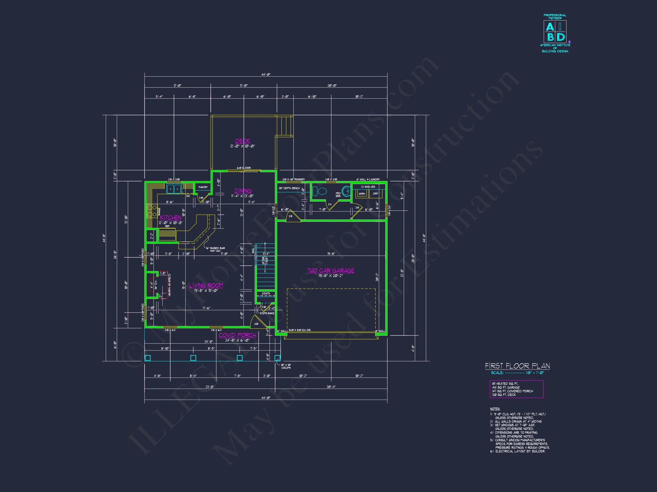 Craftsman house Floor Plan: Spacious Design & Quality Features