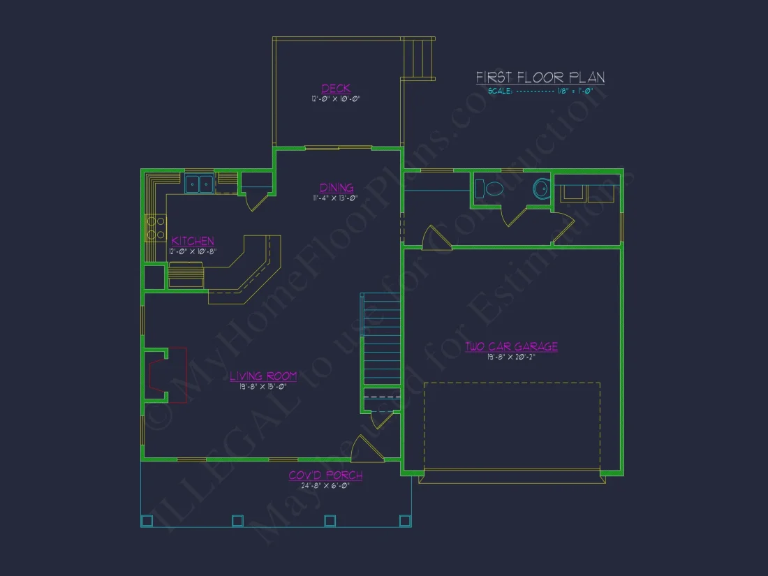 Craftsman house Floor Plan: Spacious Design & Quality Features