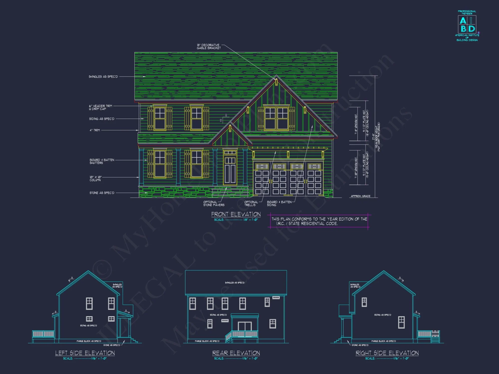 Craftsman house Floor Plan: Spacious Design & Quality Features