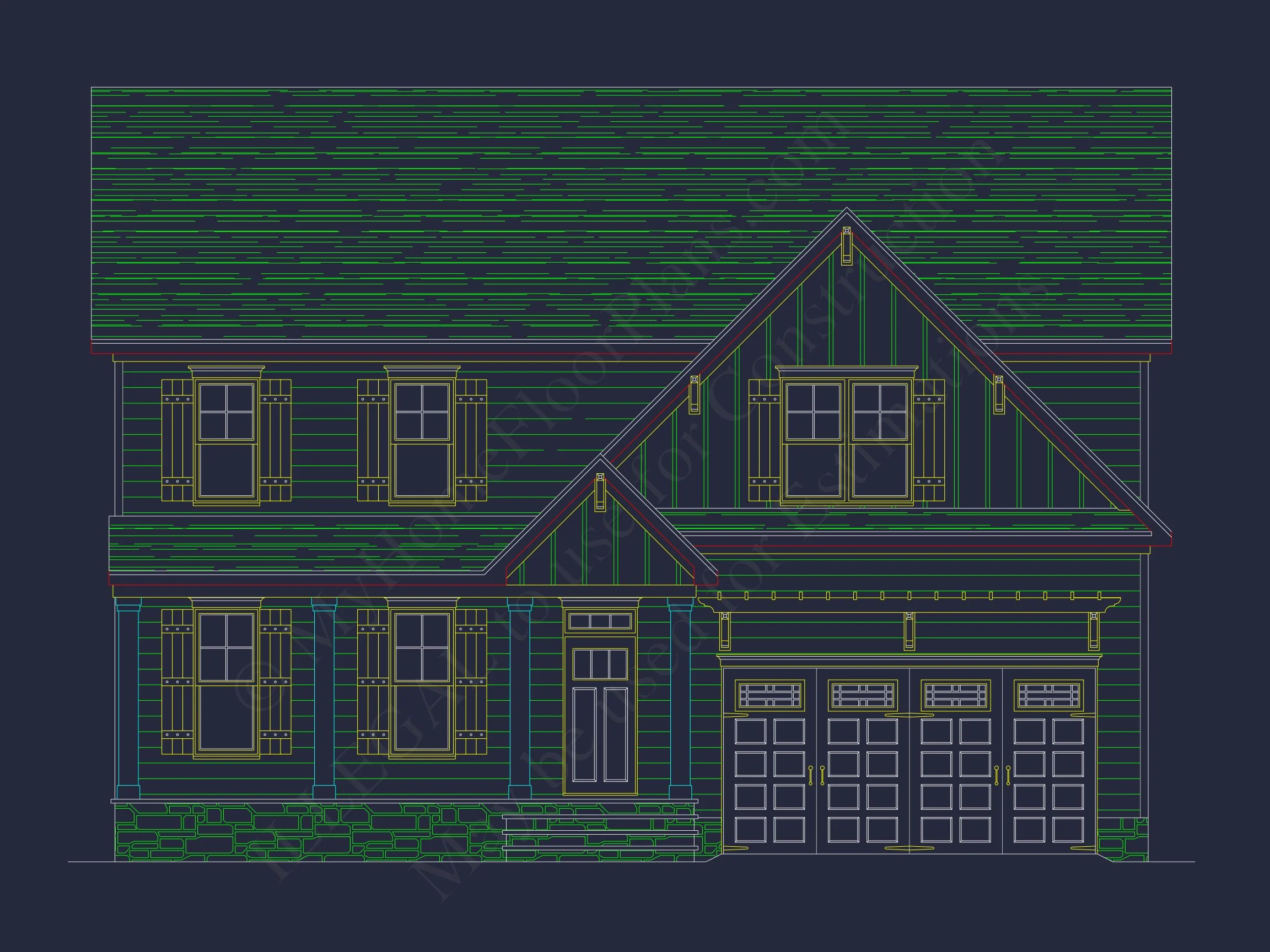 Craftsman house Floor Plan: Spacious Design & Quality Features