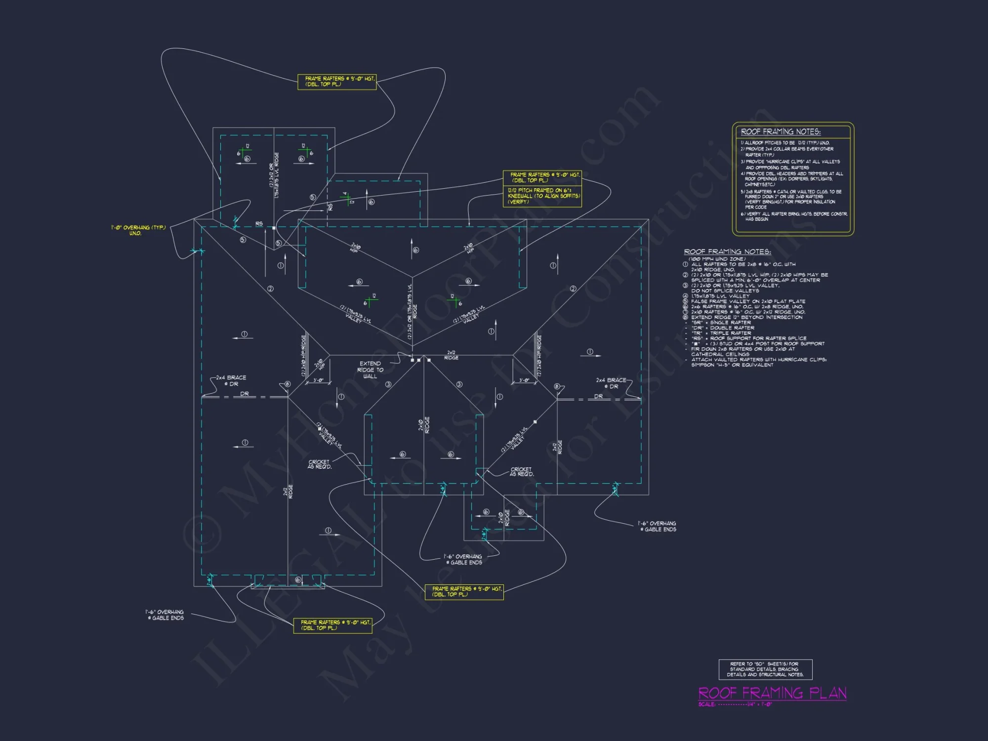 Craftsman house Plan with Basement, Open Floors, and CAD Designs