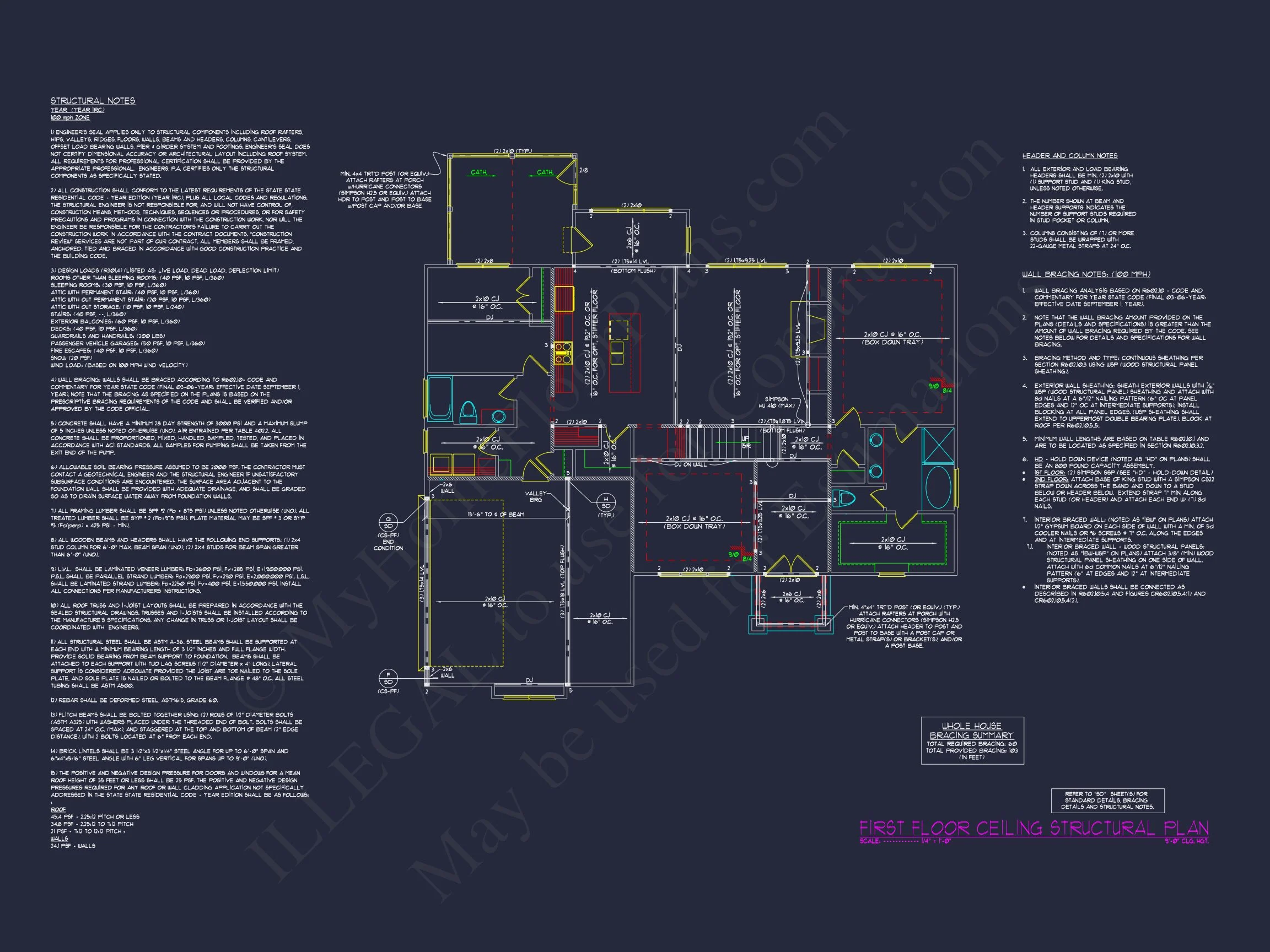 17-1381 HOUSE PLAN - Traditional Home Plan - 4-Bed, 3-Bath, 2,450 SF 11 Craftsman house Plan with Basement, Open Floors, and CAD Designs