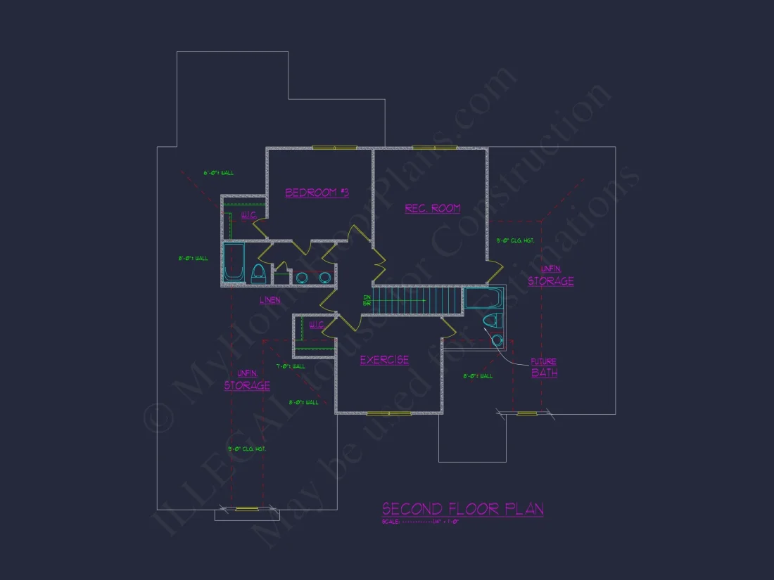 Craftsman house Plan with Basement, Open Floors, and CAD Designs